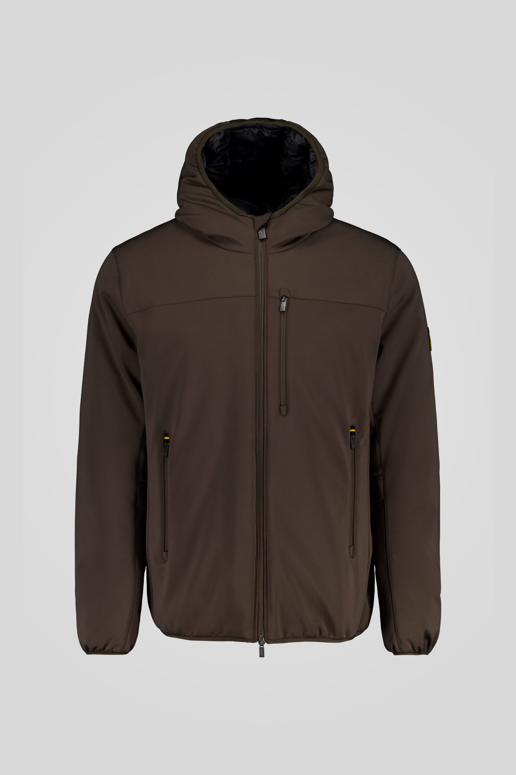 ciesse-outdoor-softshelljacke-braun-kurz-mit-kapuze image 5
