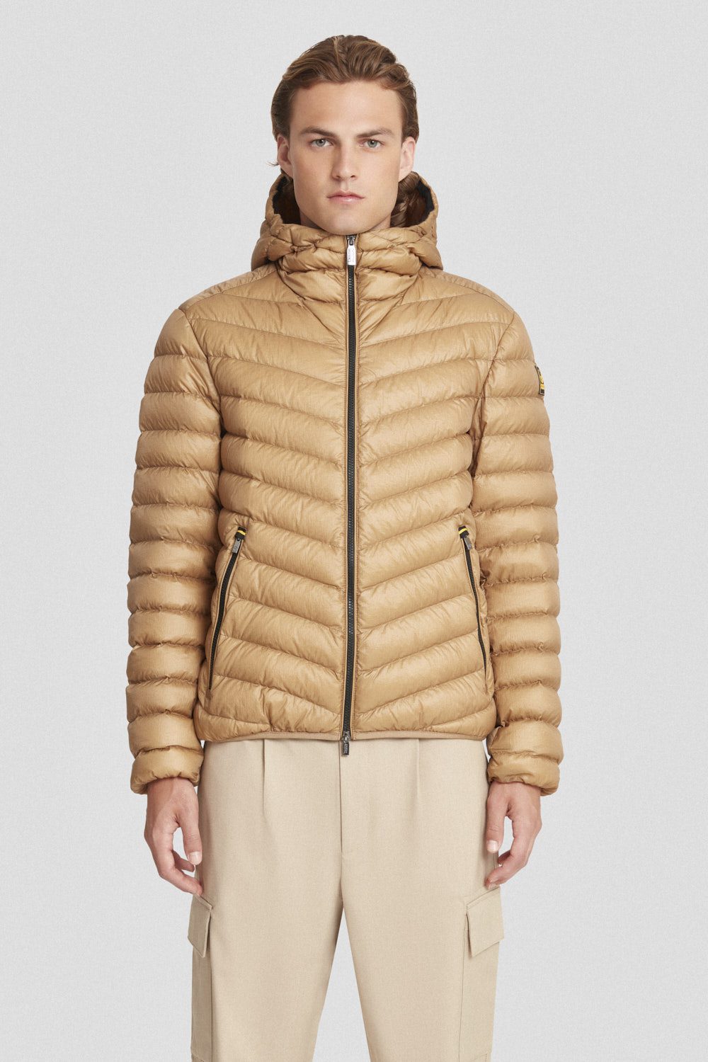 ciesse-outdoor-piumini-daunenjacke-beige-kapuze-800fp image 1