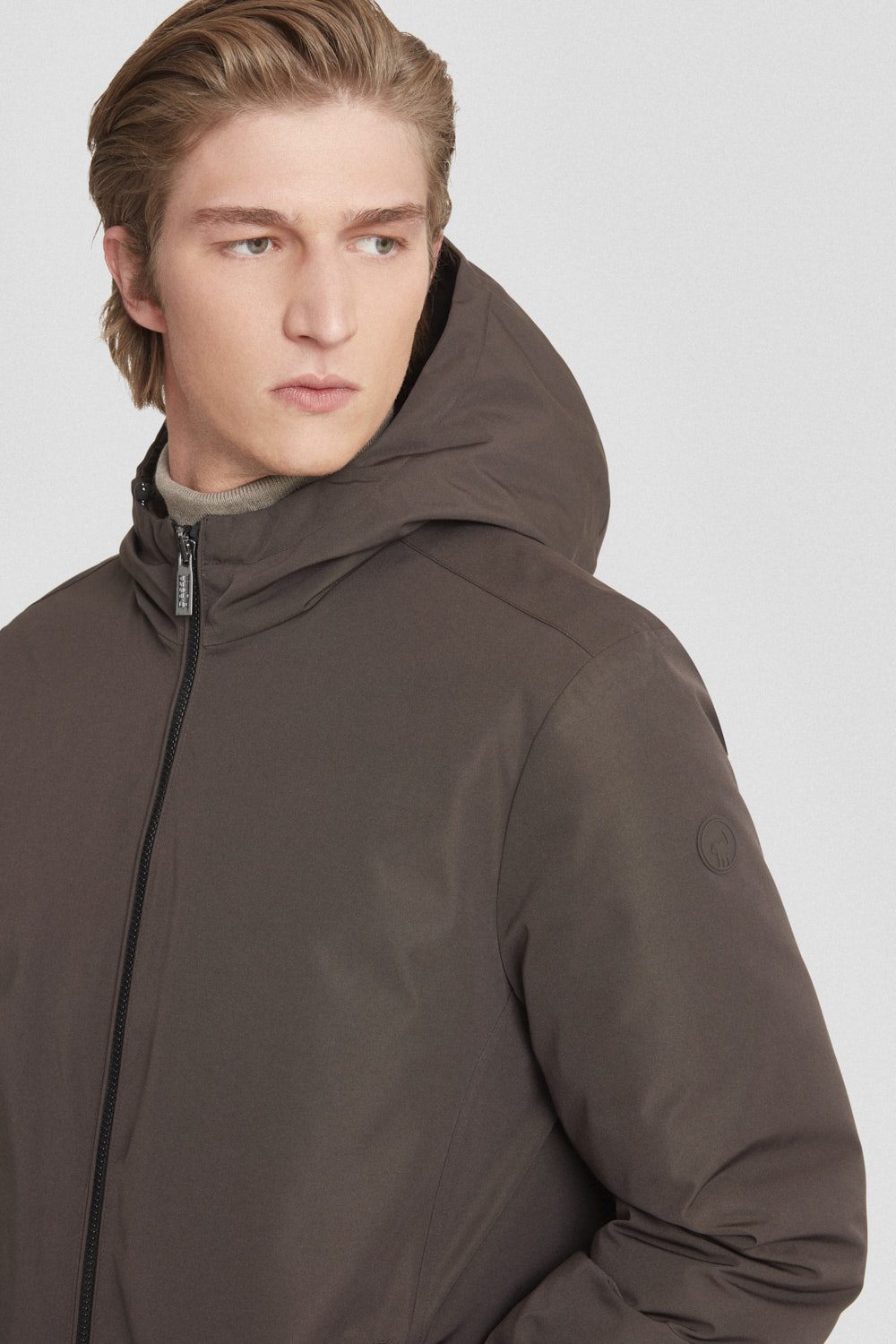ciesse-outdoor-daunenjacke-braun-kurz-reversibel-800 image 3