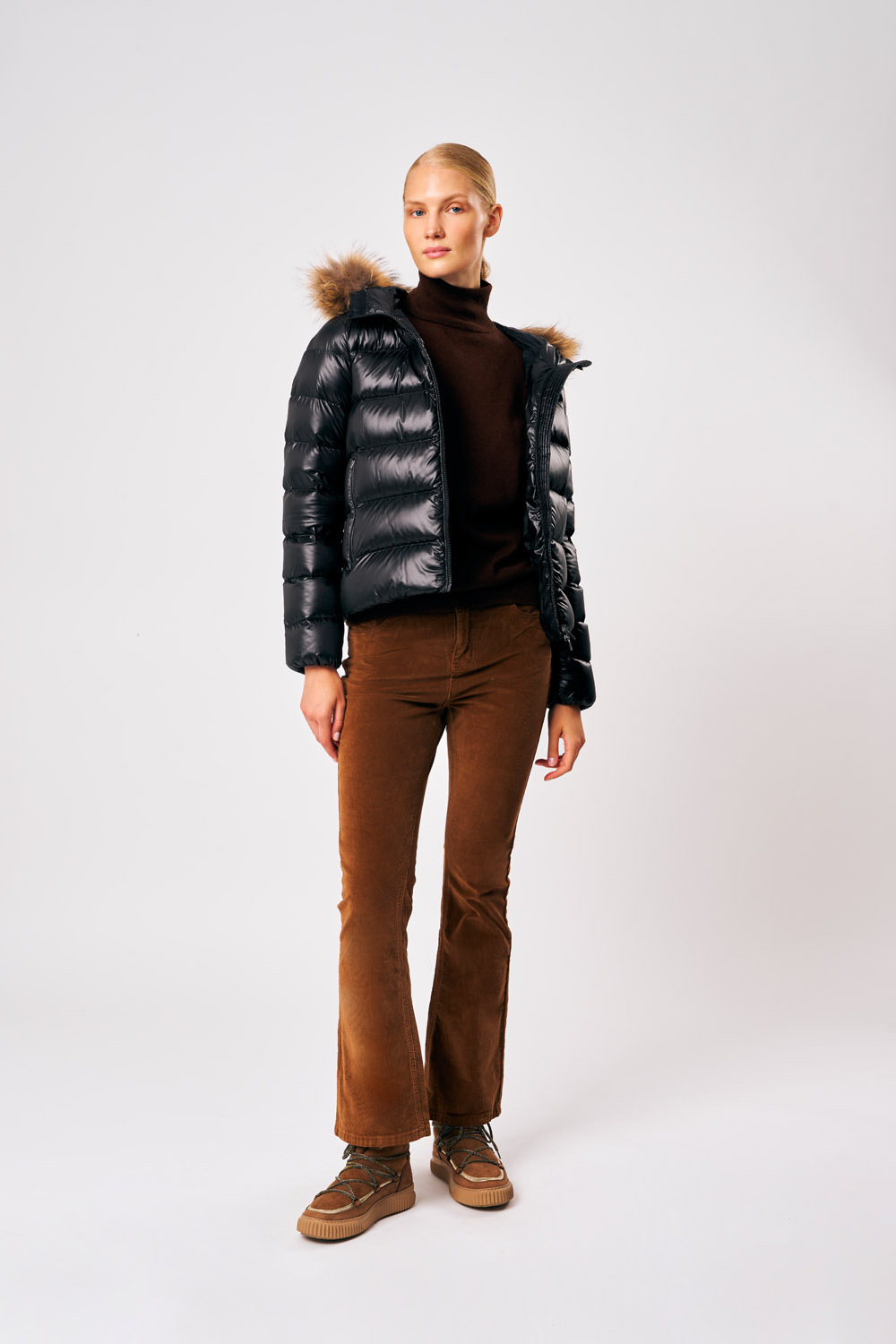 ciesse-outdoor-lia-real-fur-winterjacke-damen-schwarz-pelz image 2
