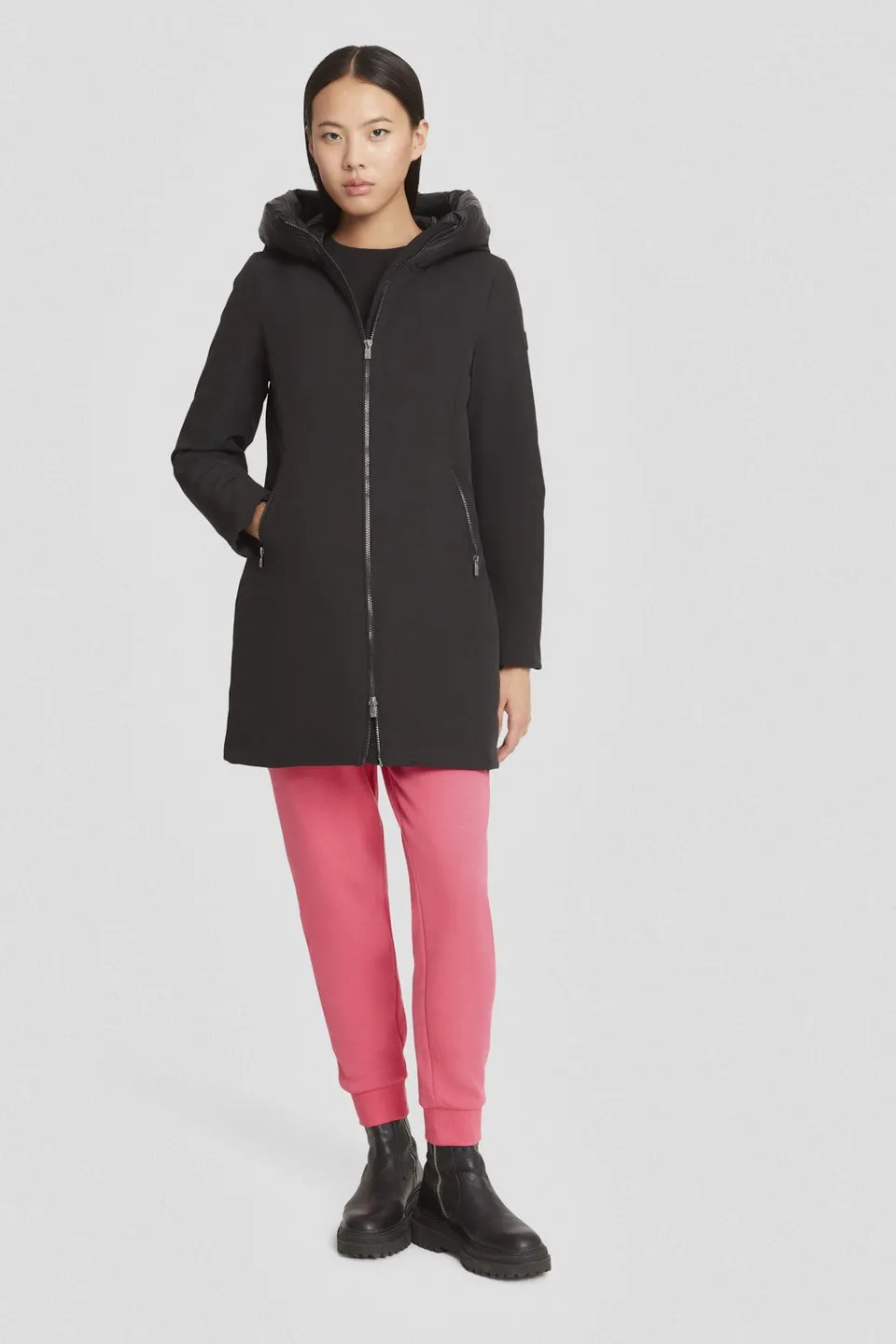 ciesse-outdoor-giacche-invernali-winterjacke-schwarz-lang-daune image 1