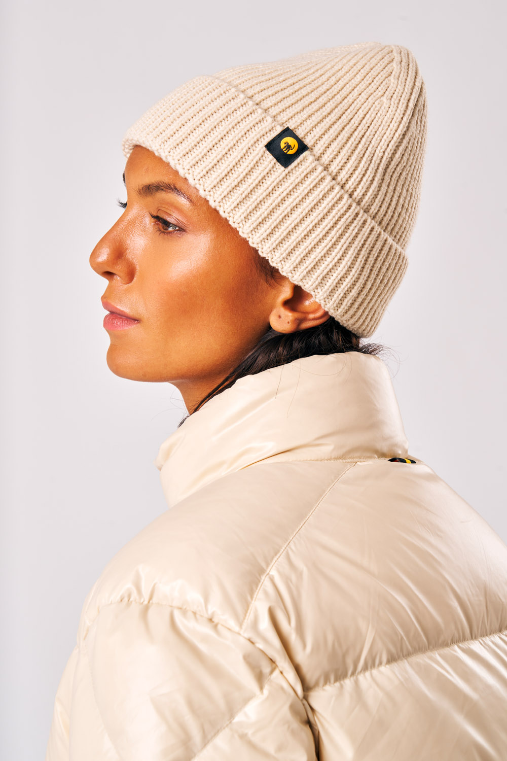ciesse-outdoor-kasem-strickmutze-beige-mit-umschlag image 5