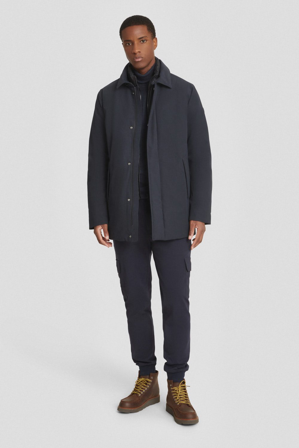 ciesse-outdoor-softshelljacke-lang-blau-hemdkragen image 1