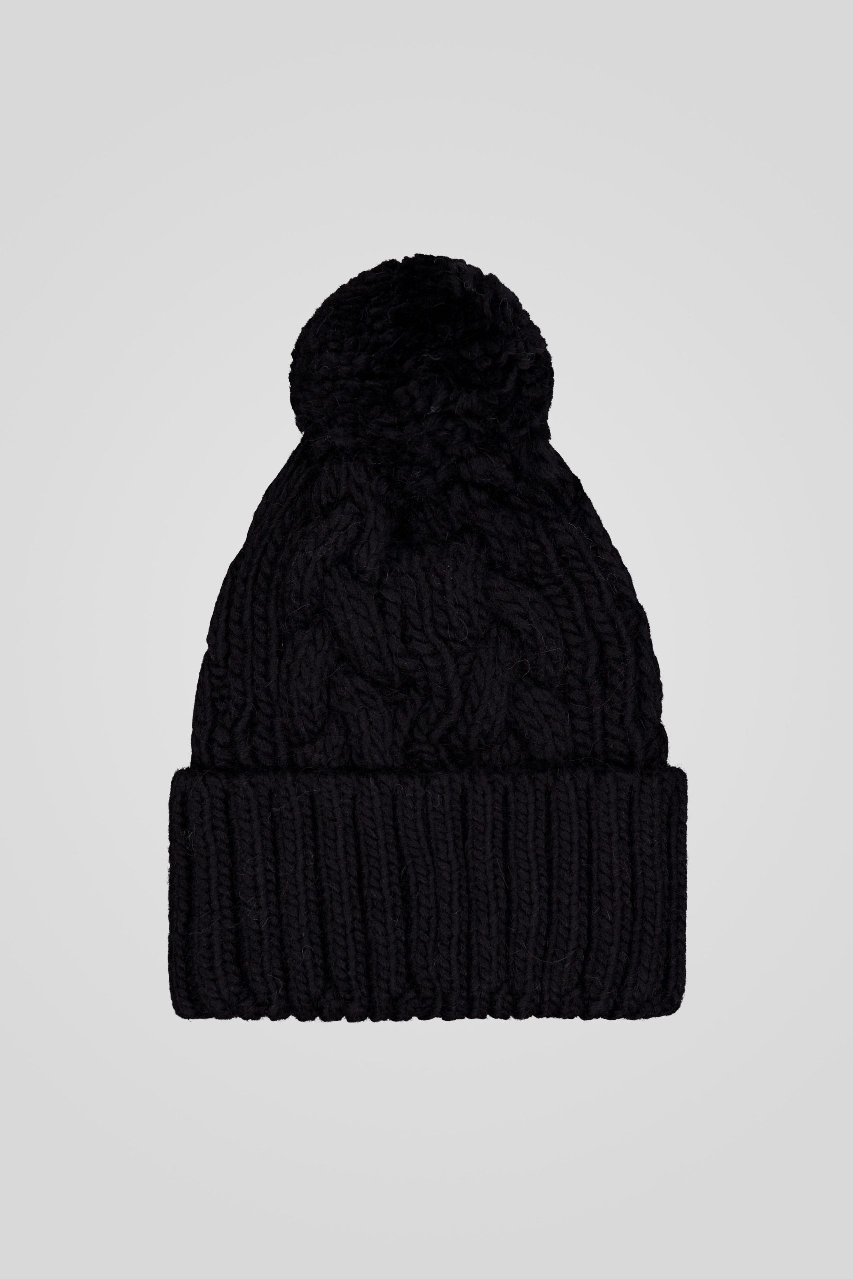 ciesse-outdoor-bommelm-tze-schwarz-strick-mit-pompon-wollmix image 3