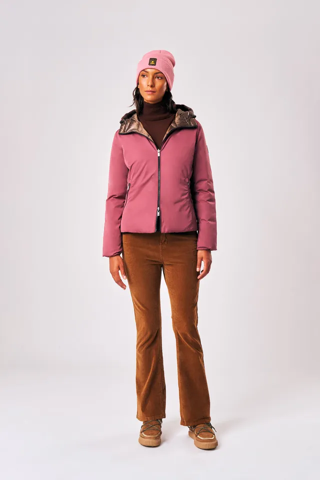 ciesse-outdoor-linda-3-0-daunenjacke-damen-rot-wendbar-kurz image 1