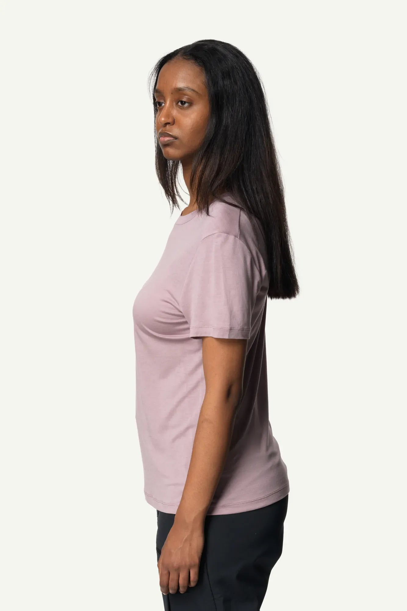 houdini-tree-tee-t-shirt-damen-true-black-tencel image 2
