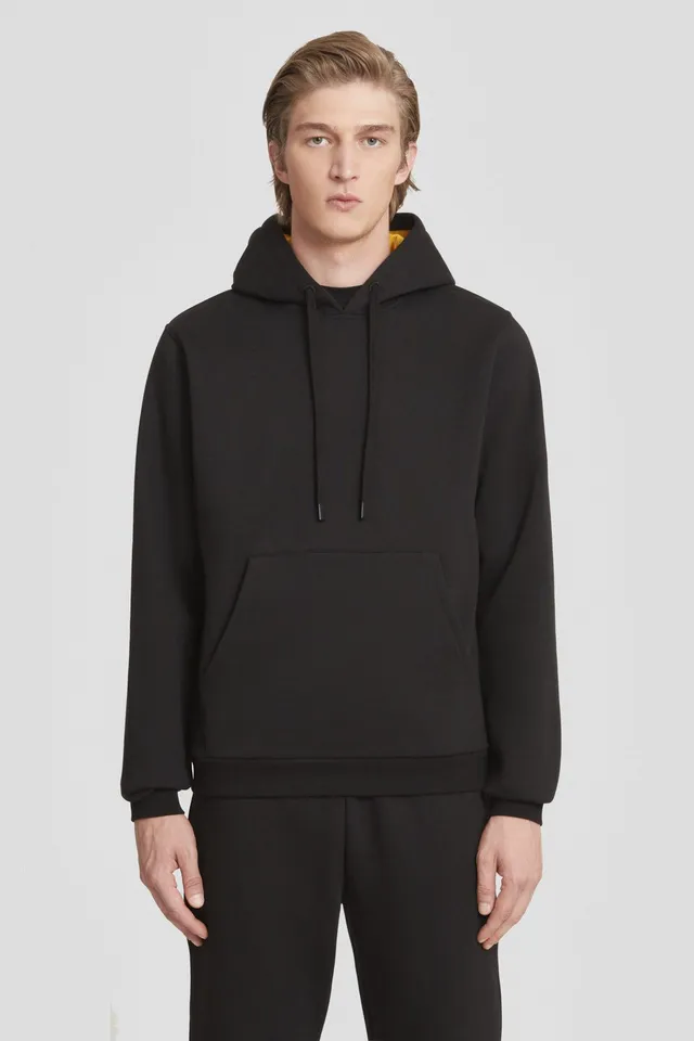 ciesse-outdoor-hoodie-schwarz-basic-k-ngurutasche image 1
