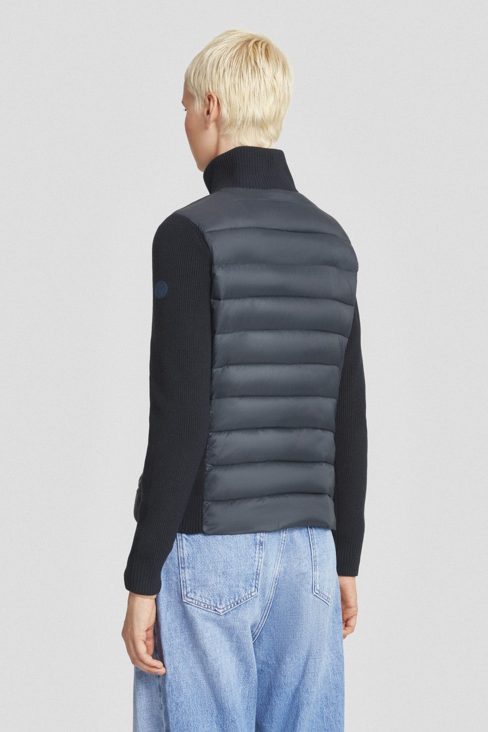 ciesse-outdoor-giacche-leggere-jacke-blau-mit-strick-rmeln image 4