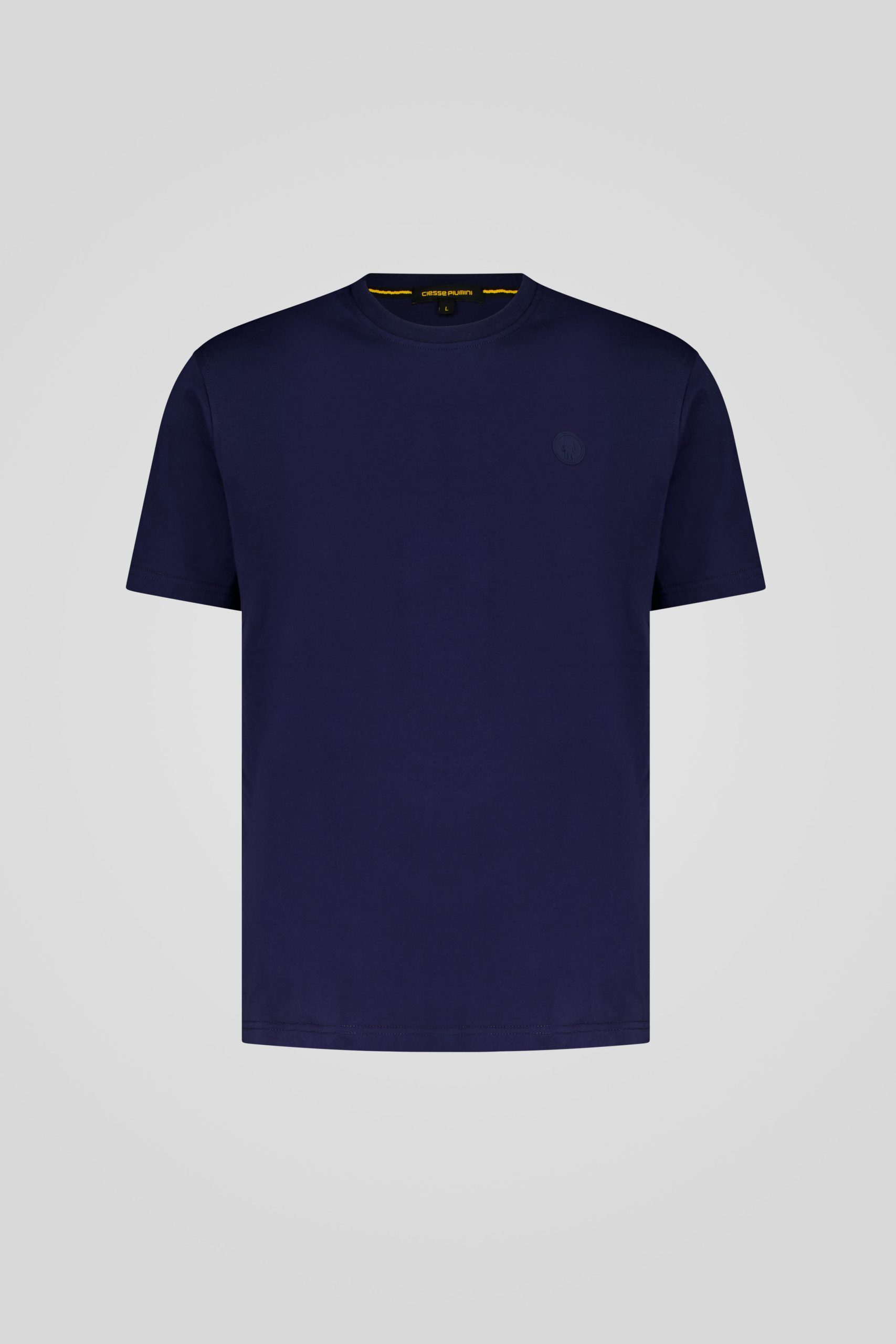 ciesse-t-shirt-girocollo-blau-baumwolle-rundhals image 5