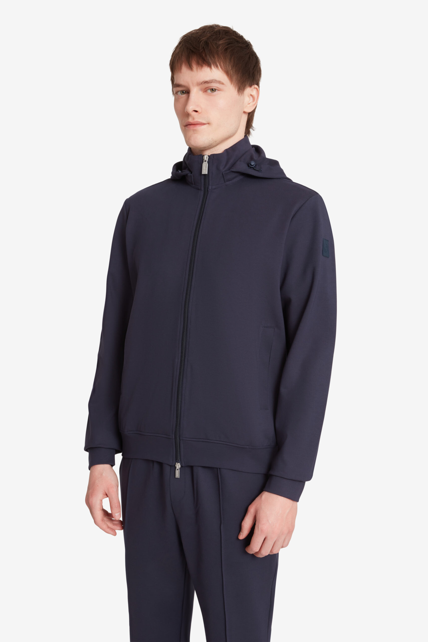 ciesse-felpe-naku-zip-hoodie-dunkelblau-herren image 2