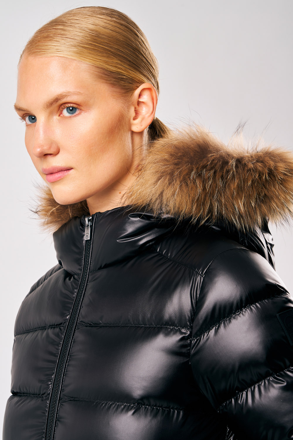 ciesse-outdoor-lia-real-fur-winterjacke-damen-schwarz-pelz image 3