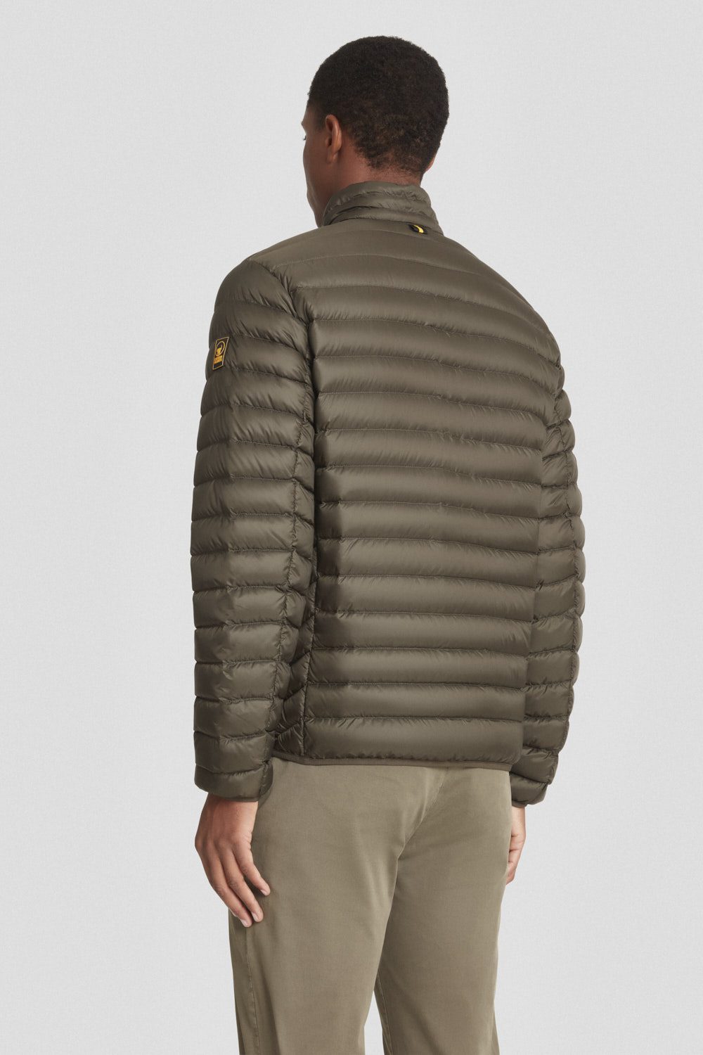 ciesse-outdoor-daunenjacke-oliv-leicht-ohne-kapuze-800fp image 4