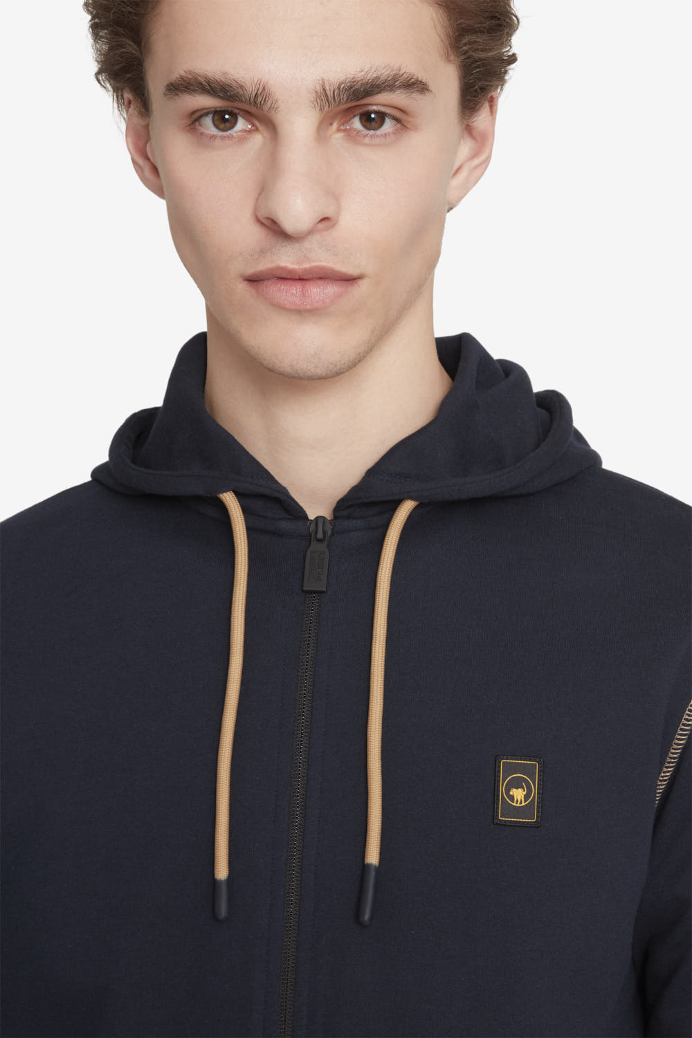 ciesse-kurt-hoodie-herren-dunkelblau-baumwolle-reissverschluss image 3