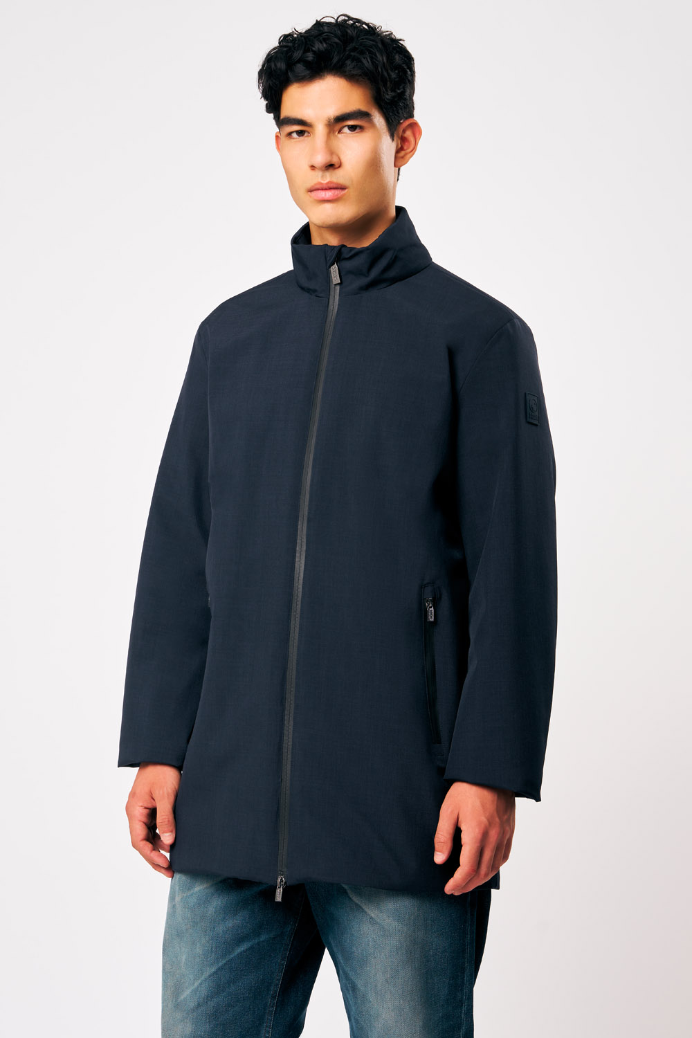 ciesse-outdoor-alfie-winterjacke-herren-blau-wattiert image 2
