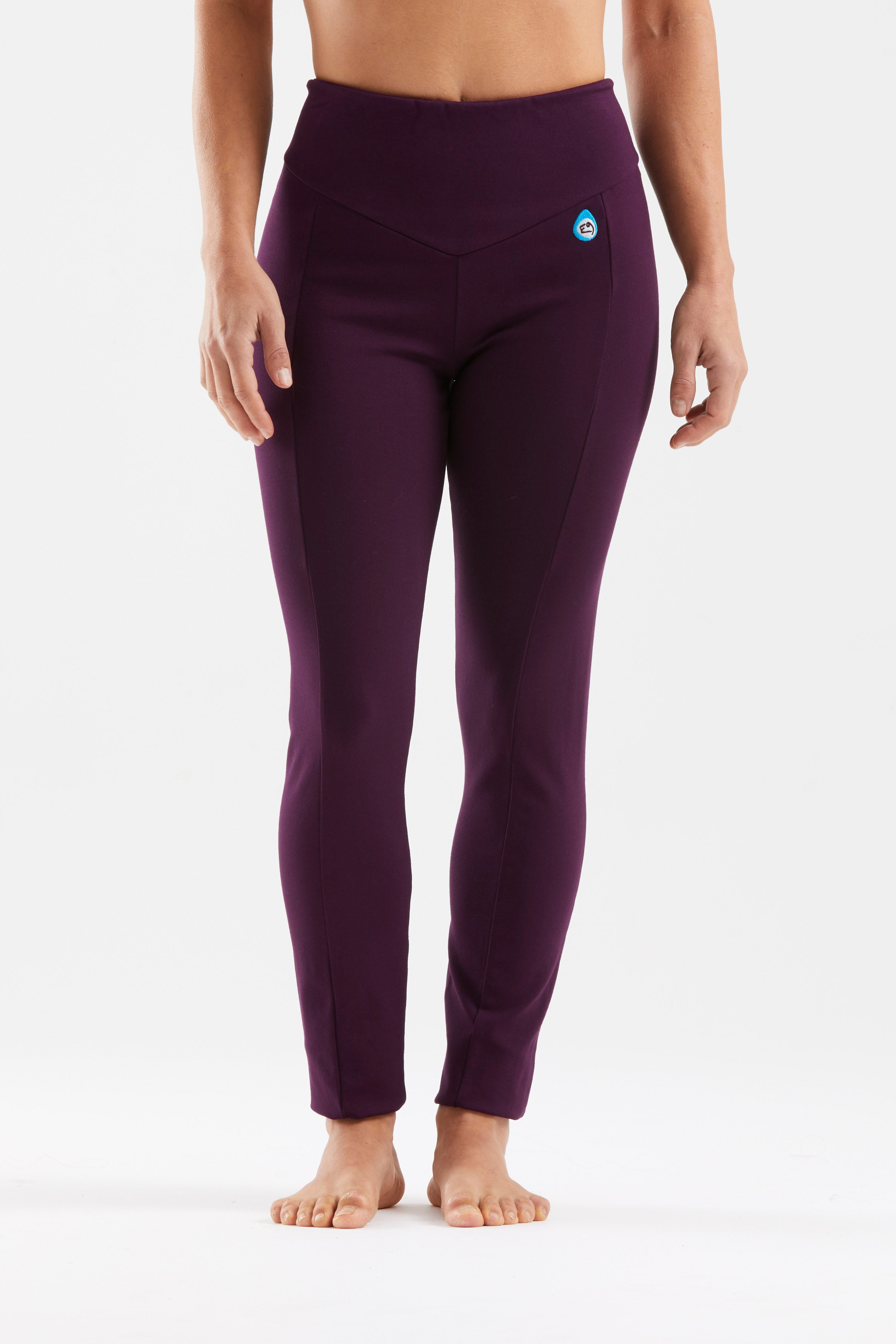 e9-anna2-2-leggings-damen-plum-baumwoll-jersey-hose image 3
