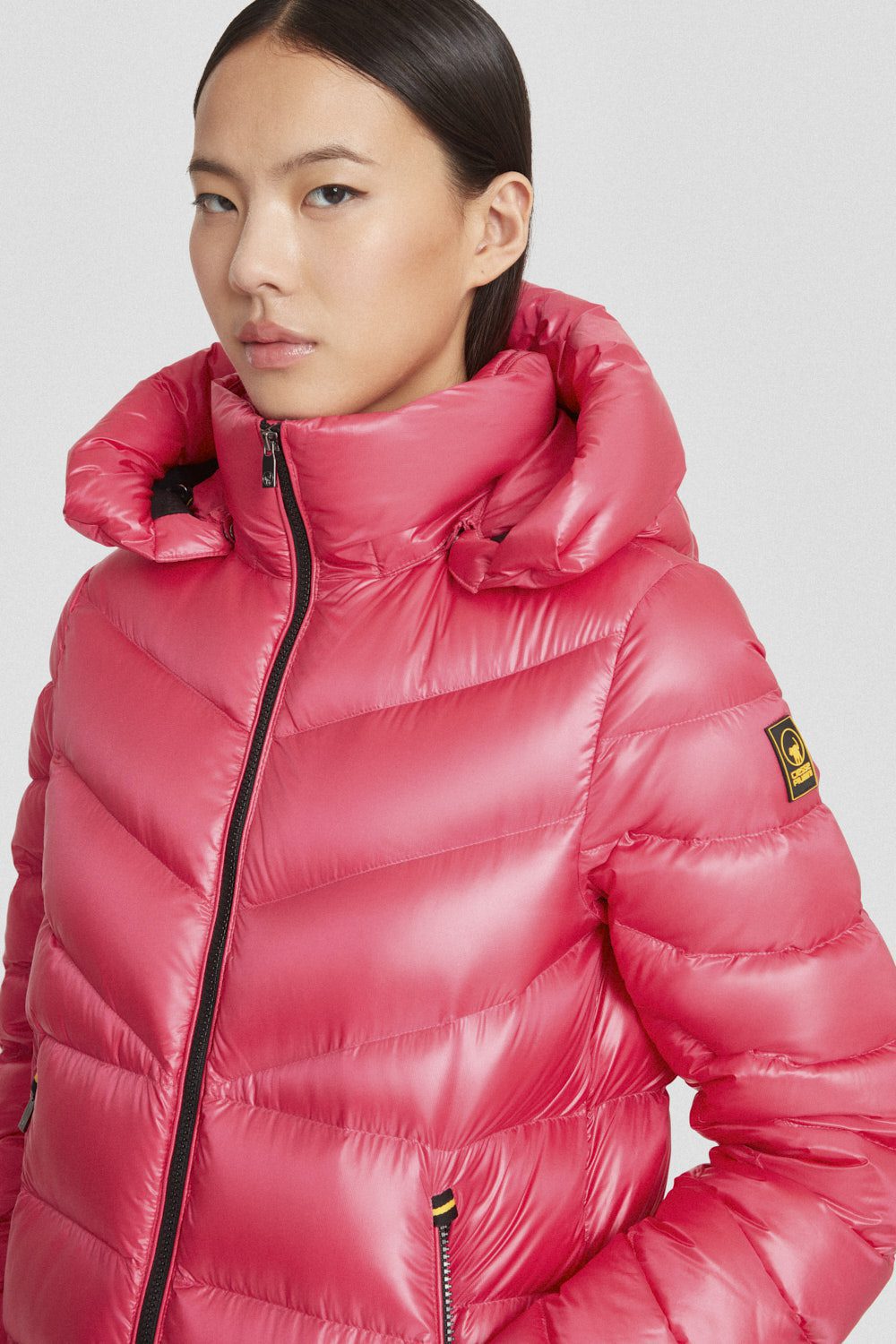 ciesse-outdoor-daunenjacke-kurz-fuchsia-kapuze-abnehmbar image 3