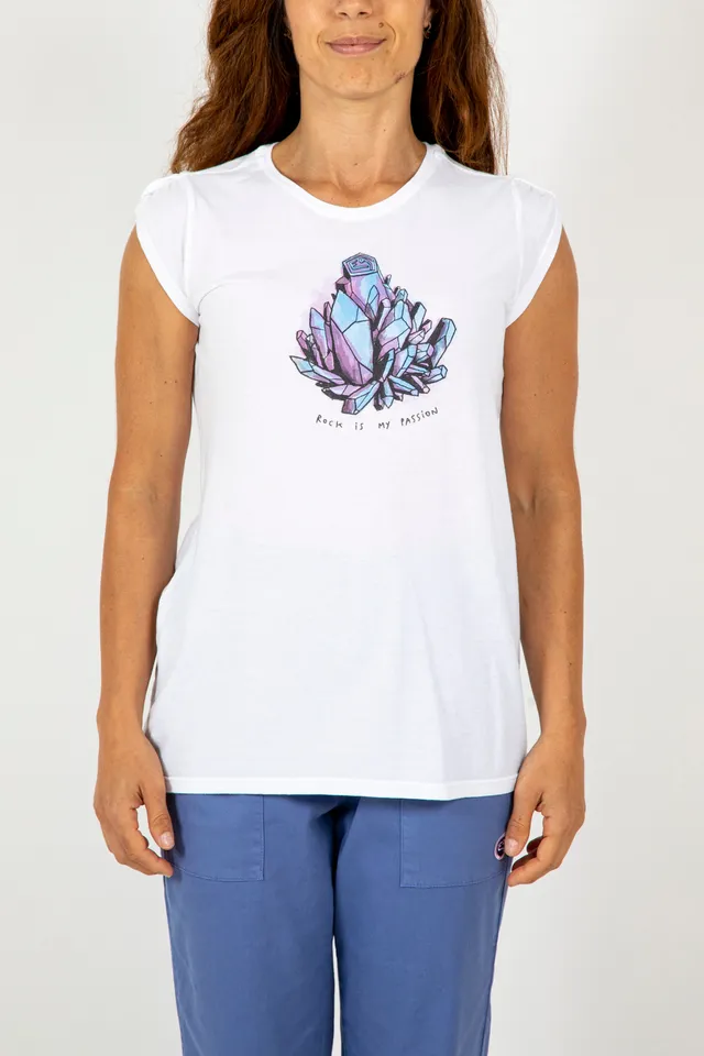 e9-crystal-t-shirt-white-bio-baumwolle-slim-fit image 1