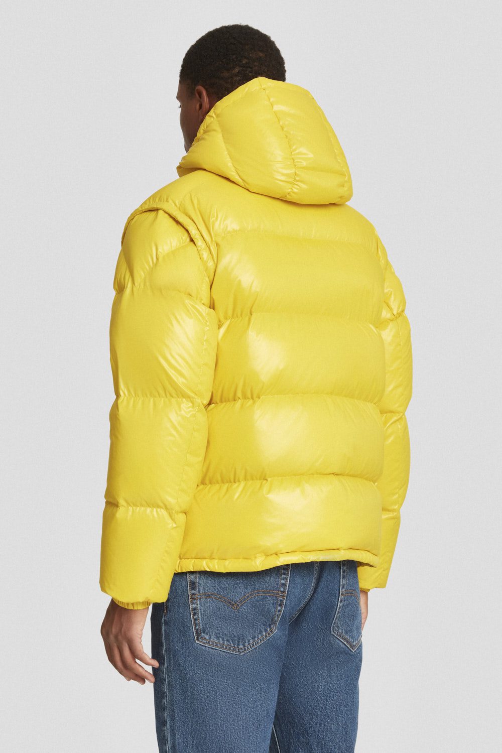 ciesse-outdoor-piumini-daunenjacke-gelb-kapuze-abnehmbar image 4
