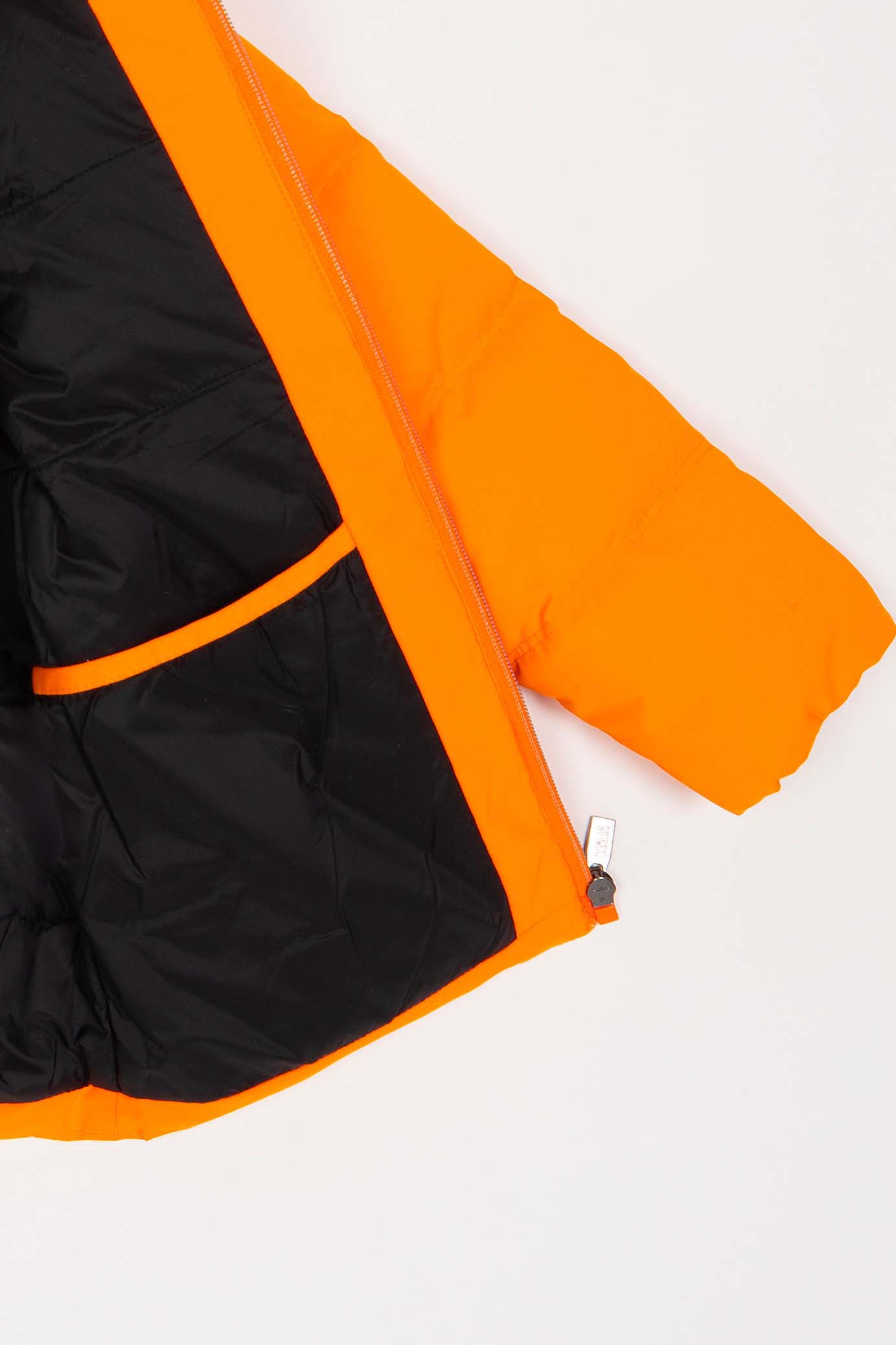 ciesse-piumini-cooper-boy-daunenjacke-orange-mit-kapuze image 3