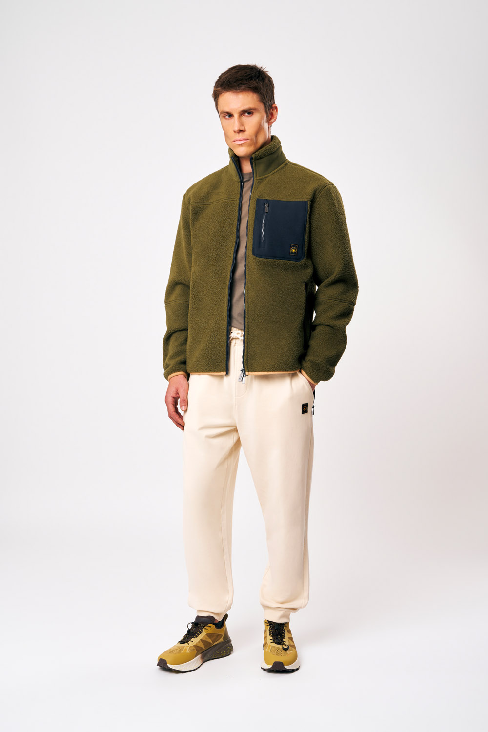 ciesse-outdoor-lionel-teddyjacke-herren-gr-n-full-zip image 2