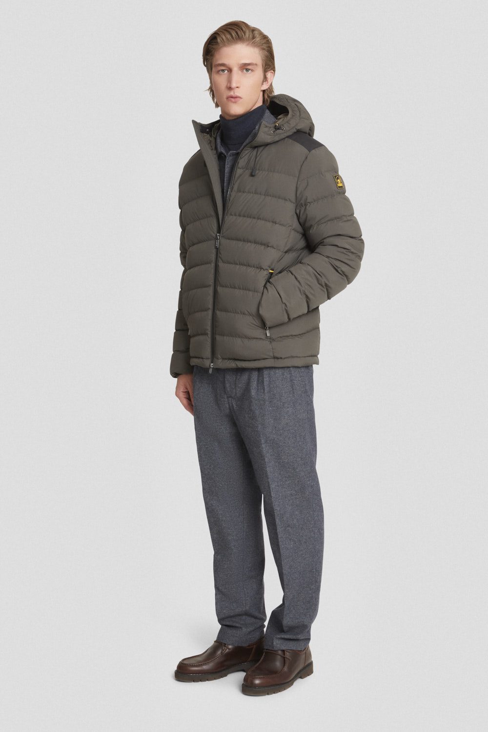 ciesse-piumini-daunenjacke-kurz-militarygr-n-kapuze image 2