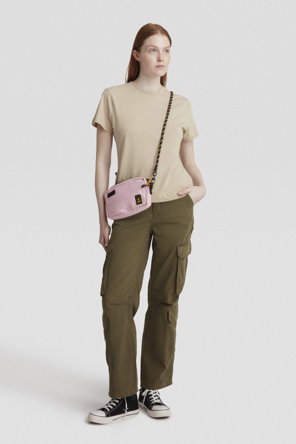 ciesse-outdoor-t-shirt-beige-baumwolle-rundhals-2 image 1