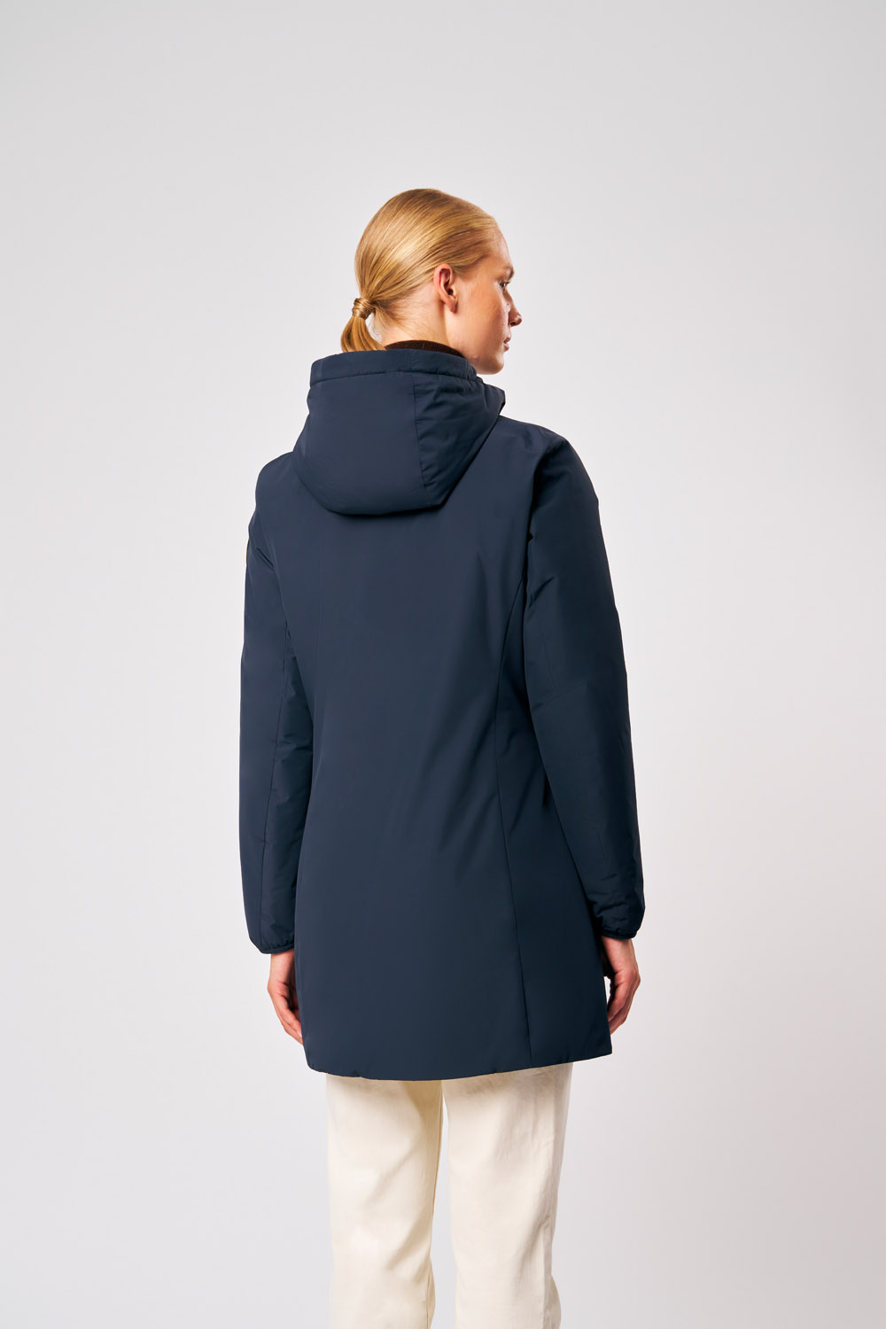 ciesse-outdoor-matilda-jacke-damen-blau-lang-kapuze image 5