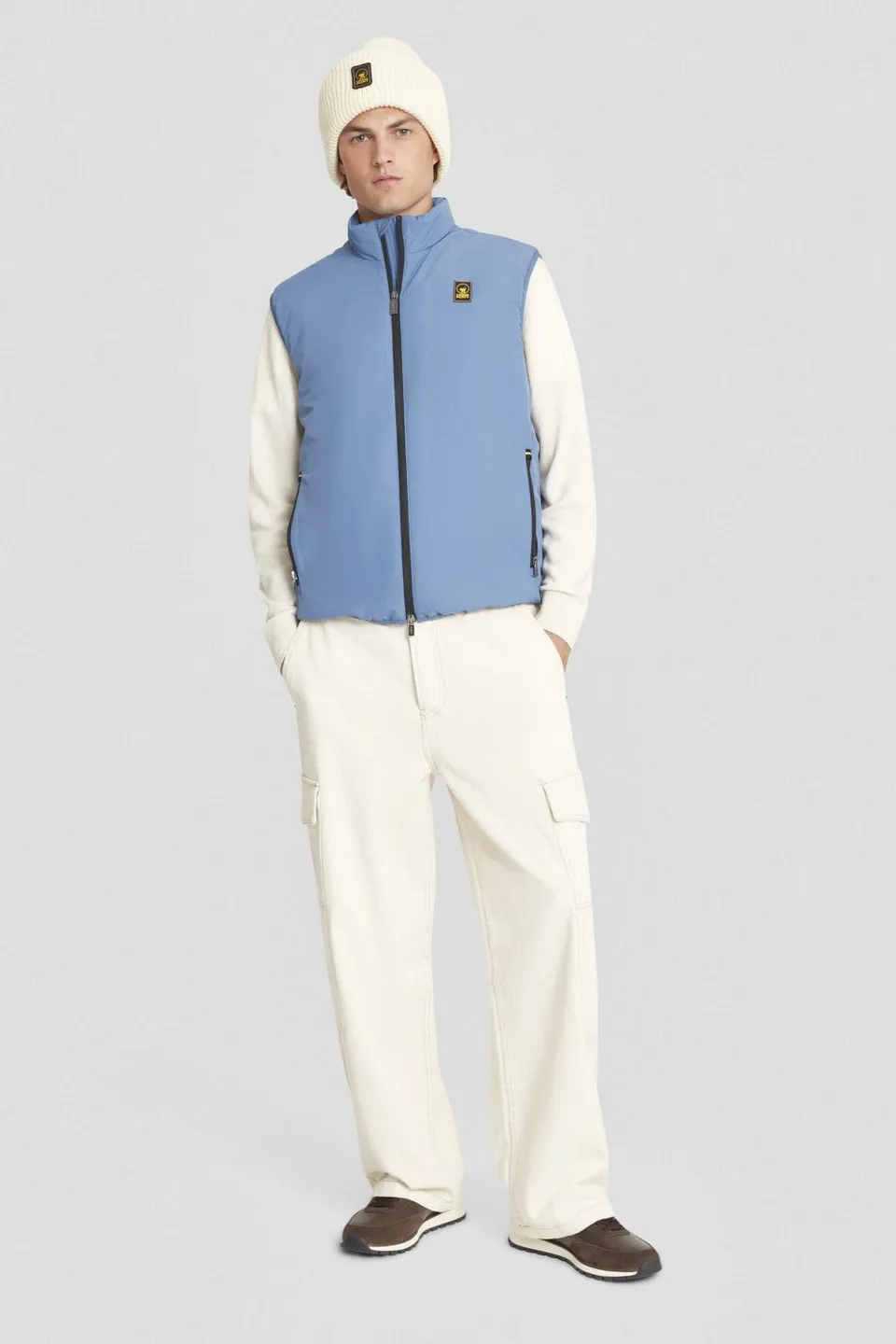 ciesse-gilet-steppweste-hellblau-wattiert-mit-dwr image 1