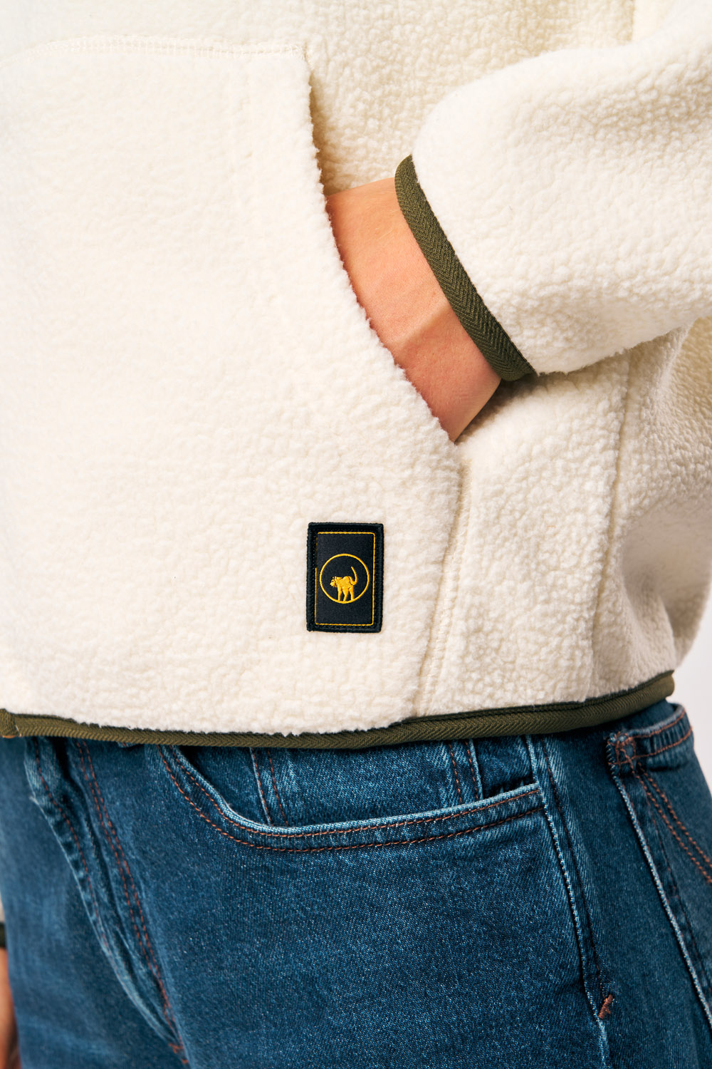 ciesse-outdoor-alix-teddy-fleece-damen-wei-mit-reiverschluss image 4