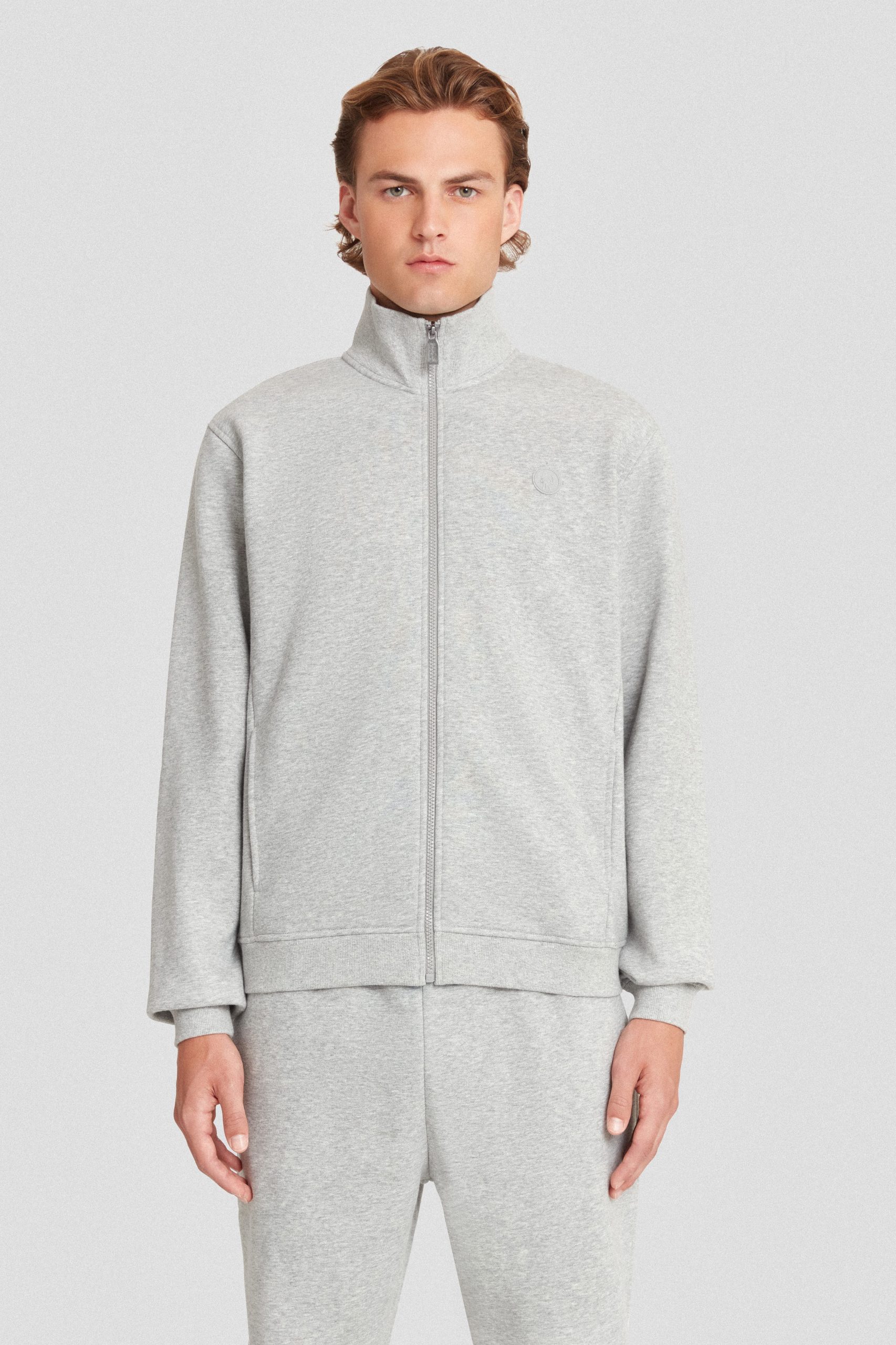 ciesse-outdoor-sweatjacke-grau-baumwolle-rei-verschluss image 1