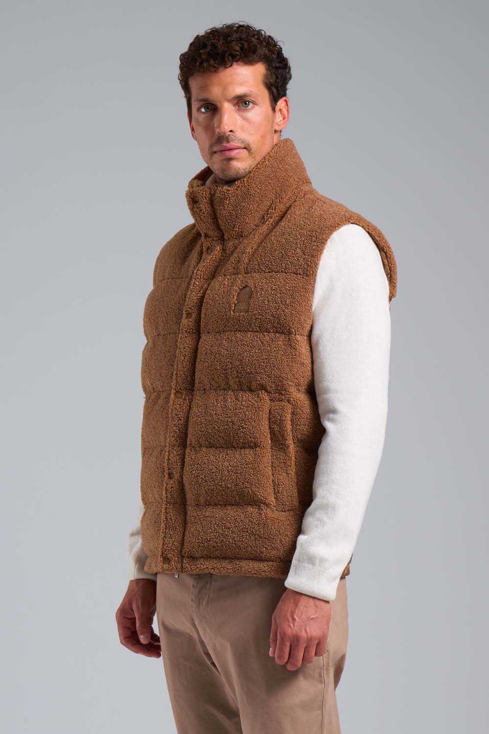 ciesse-thetis-hybrid-weste-teddy-braun-regular image 1