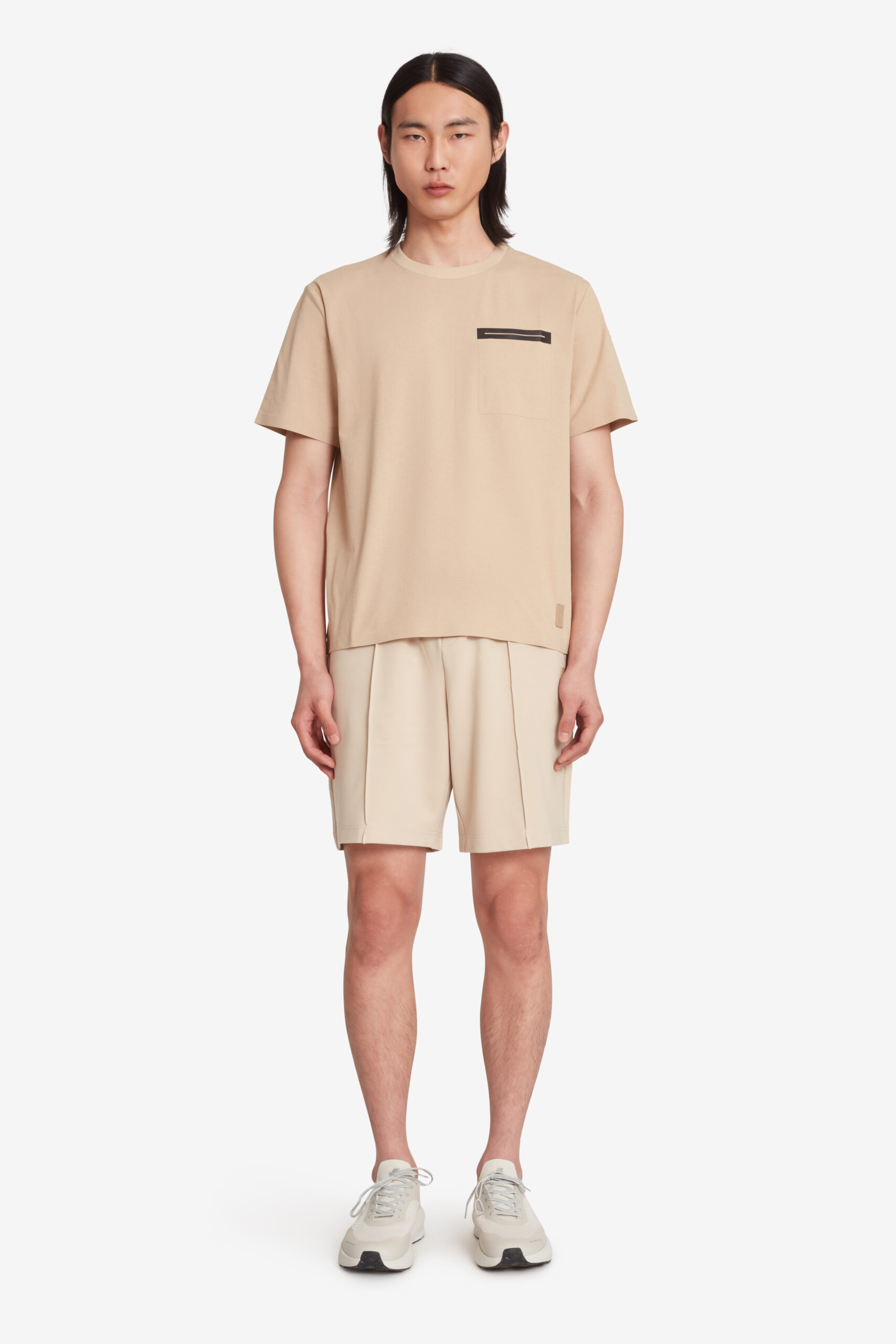 ciesse-outdoor-austin-t-shirt-herren-beige-brusttasche image 1