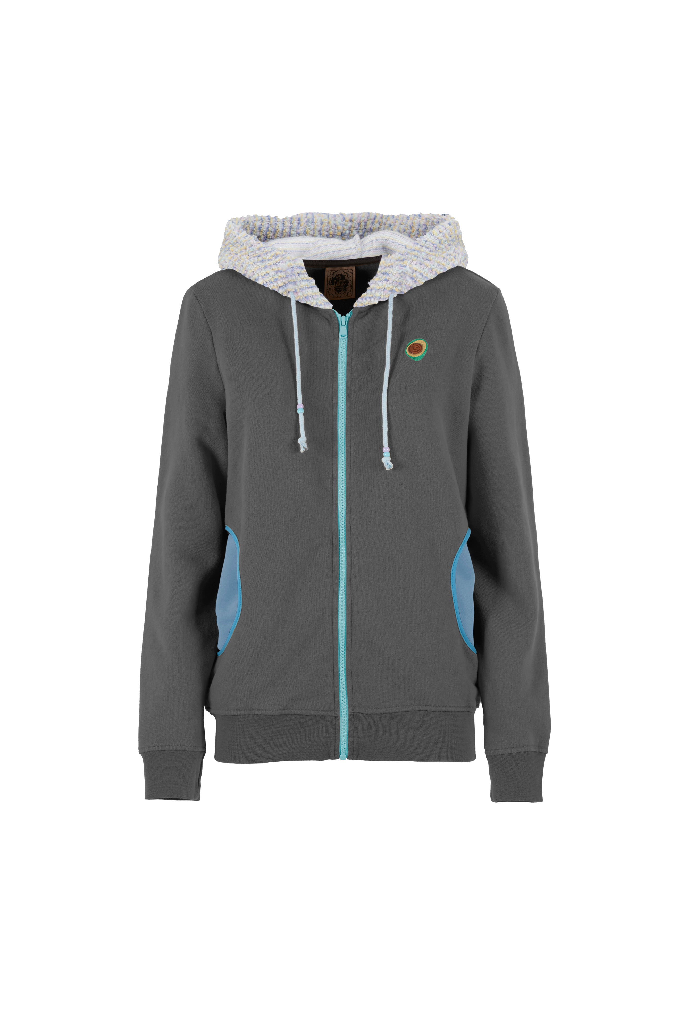 e9-bea-zip-hoodie-damen-bio-baumwolle-curry image 4