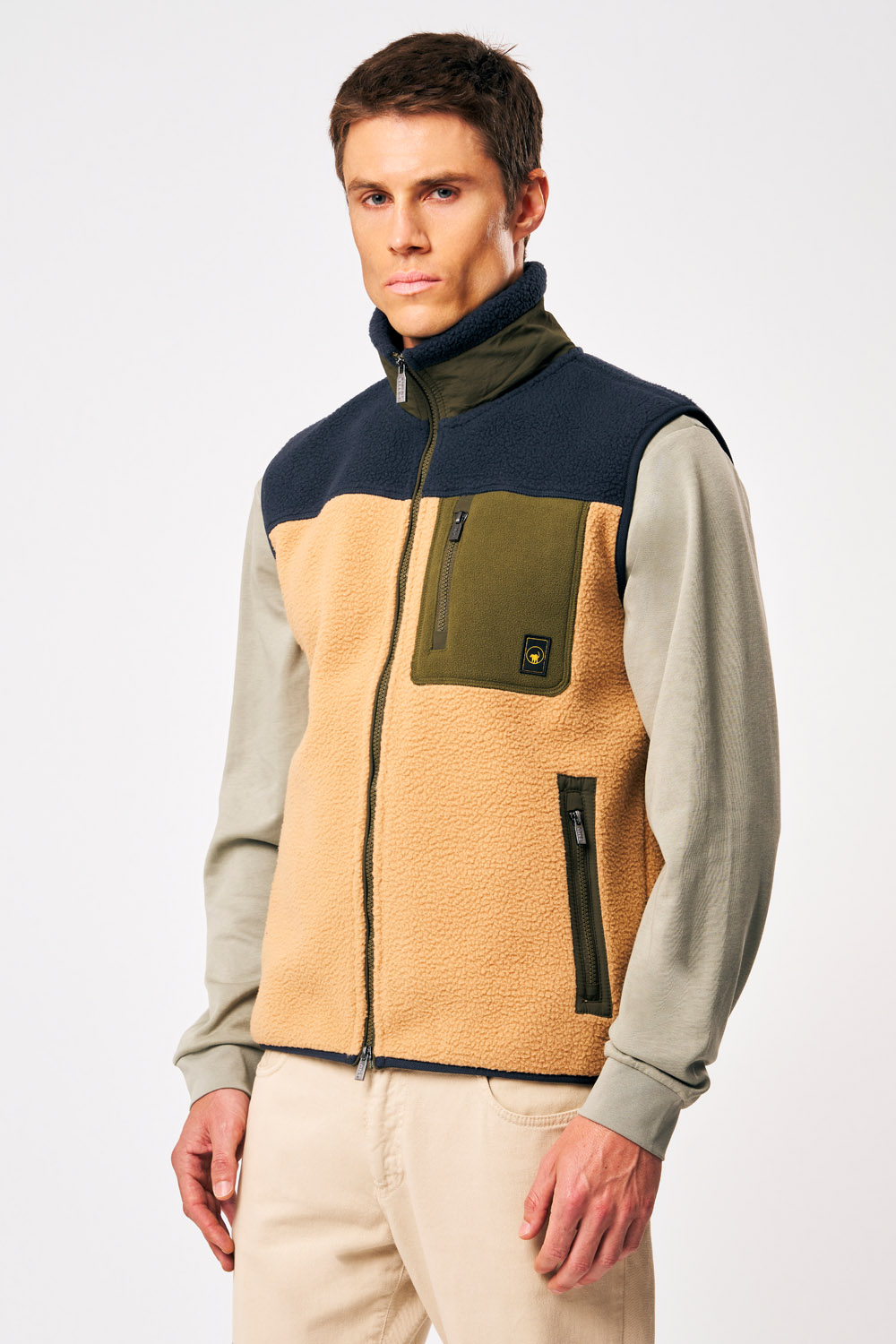 ciesse-outdoor-julio-teddyweste-beige-herren-gilet image 1