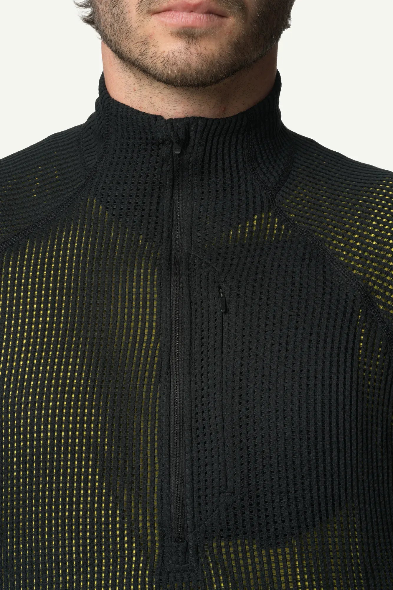 houdini-pace-flow-half-zip-herren-true-black-atmungsaktiv image 6