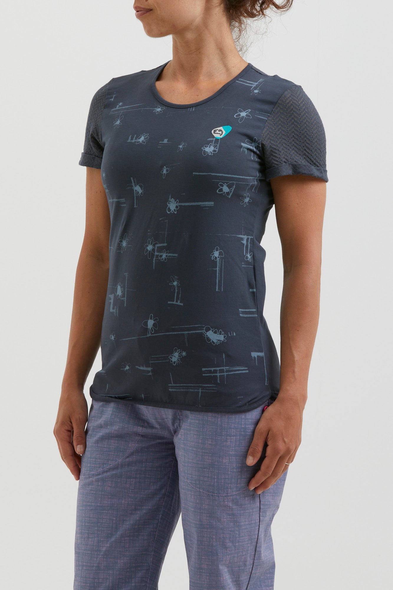 e9-gory-t-shirt-ocean-blue-bio-baumwolle image 2