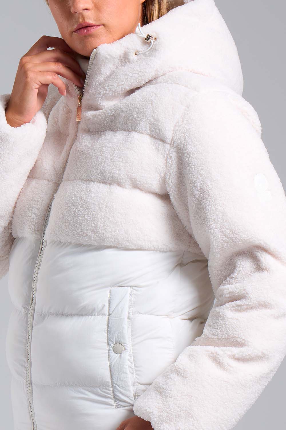 ciesse-piumini-bonilla-hybridjacke-teddy-wei-kapuze image 6