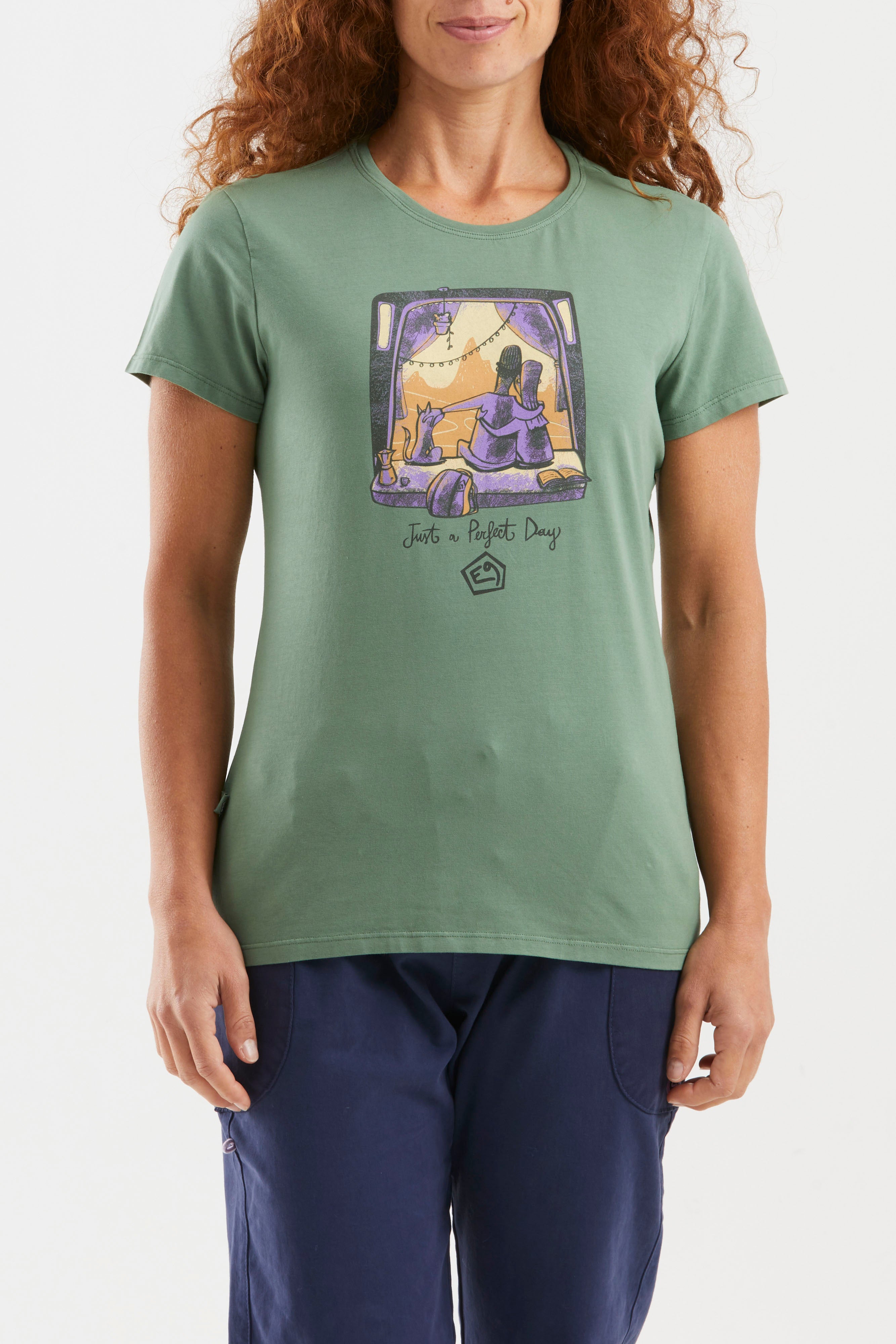 e9-sunset-t-shirt-agave-829-slim-bio image 1
