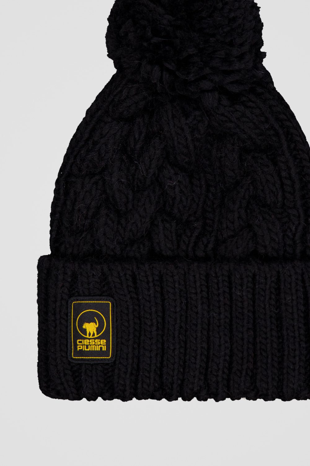 ciesse-outdoor-bommelm-tze-schwarz-strick-mit-pompon-wollmix image 4