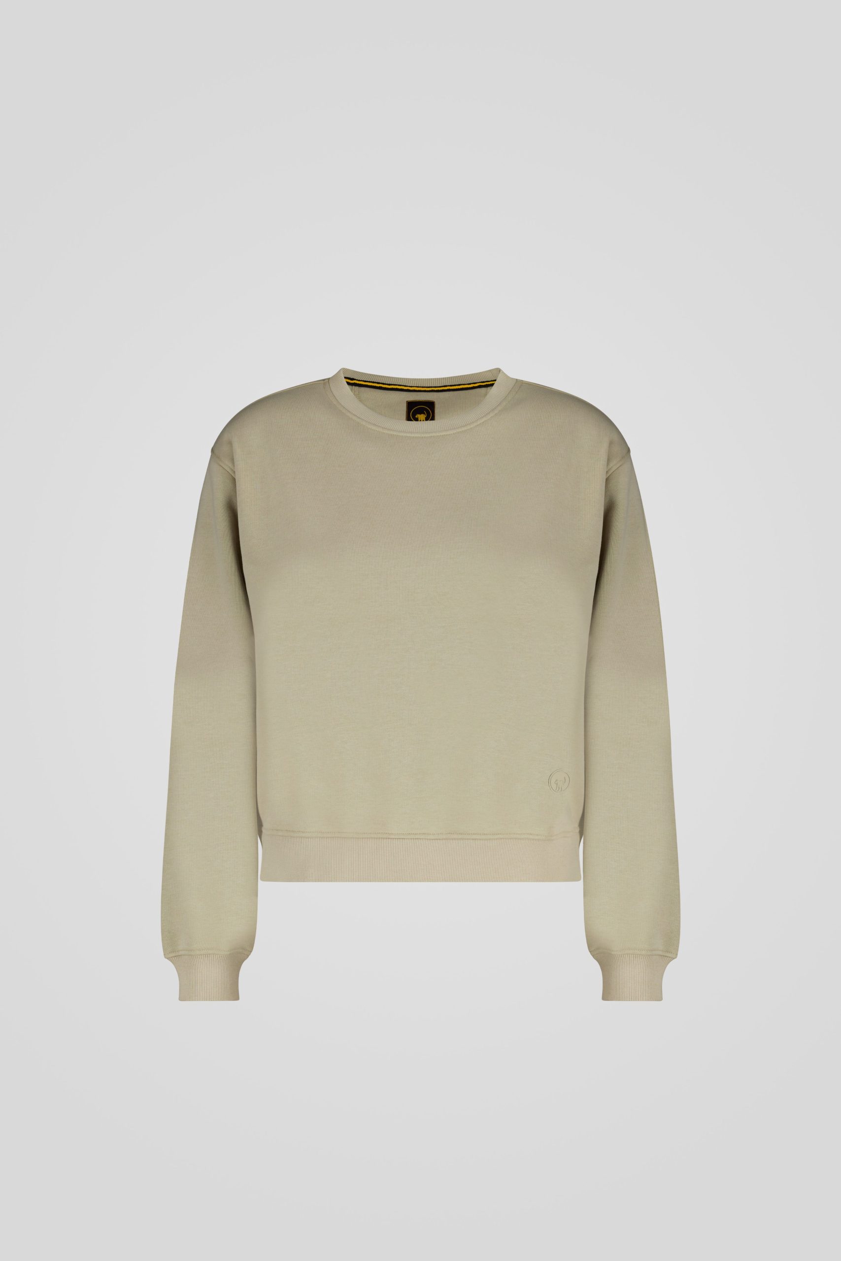 ciesse-sweatshirt-pullover-beige-rundhals-baumwolle image 5
