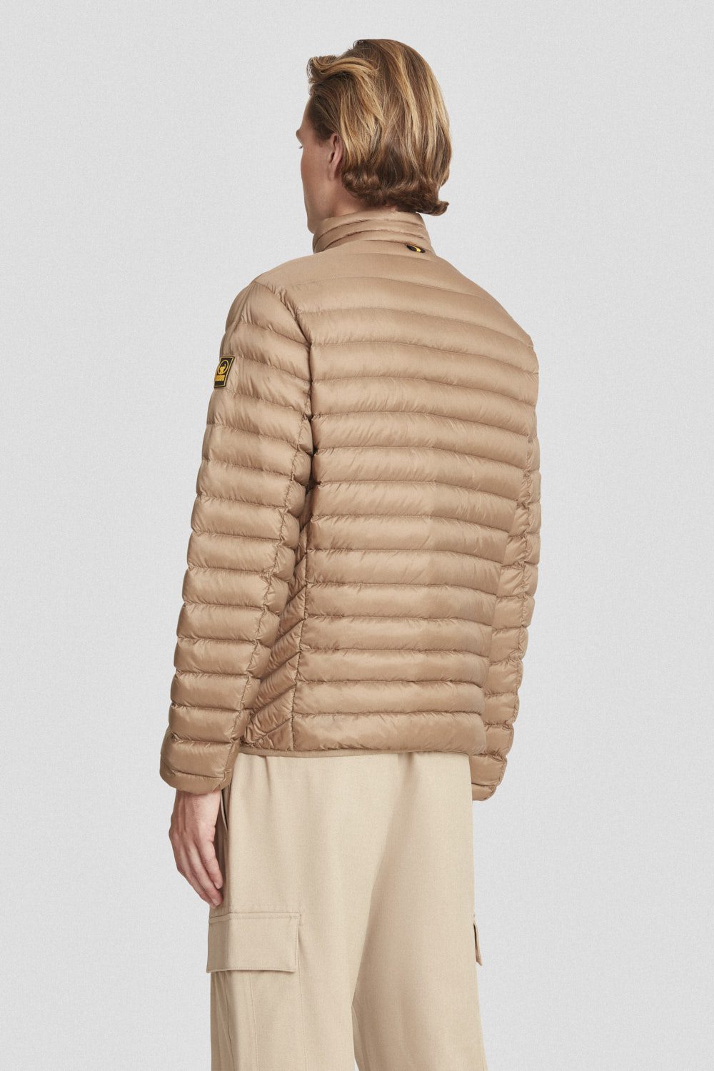 ciesse-outdoor-piumini-leichte-daunenjacke-beige-ohne-kapuze image 4