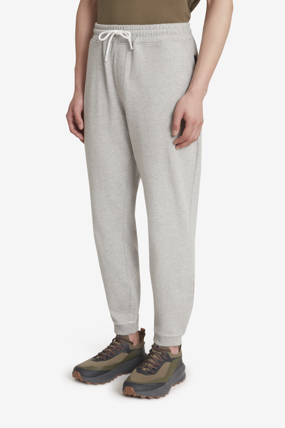 ciesse-pantaloni-flax-4-0-hose-grau-melange-baumwolle image 2