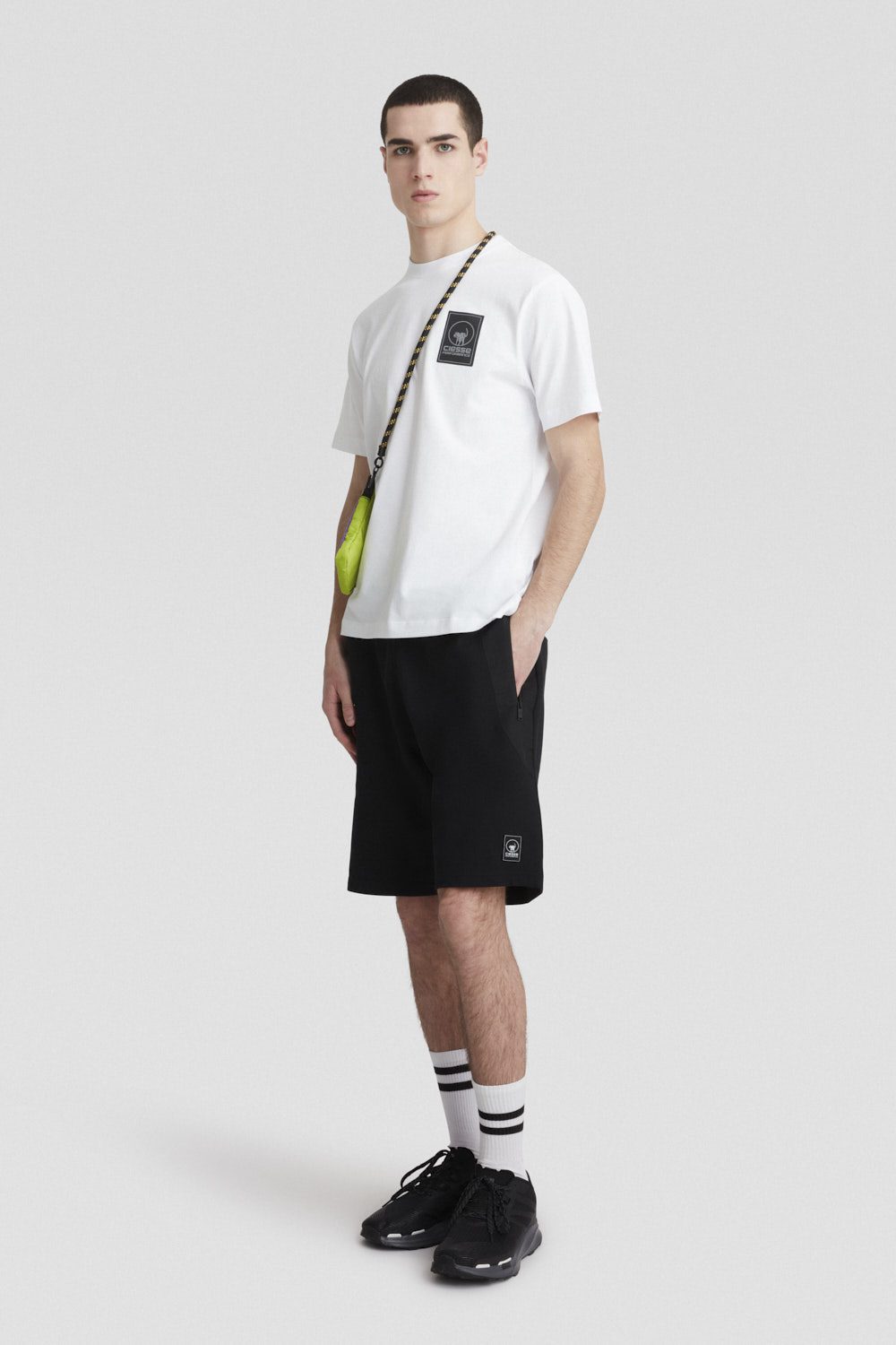 ciesse-pantaloni-shorts-herren-schwarz-leicht-baumwolle-nylon image 4