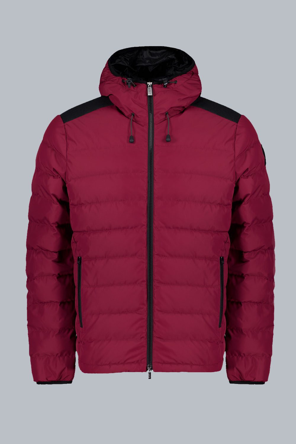 ciesse-stevenson-kurze-daunenjacke-rot-mit-kapuze-daune image 3