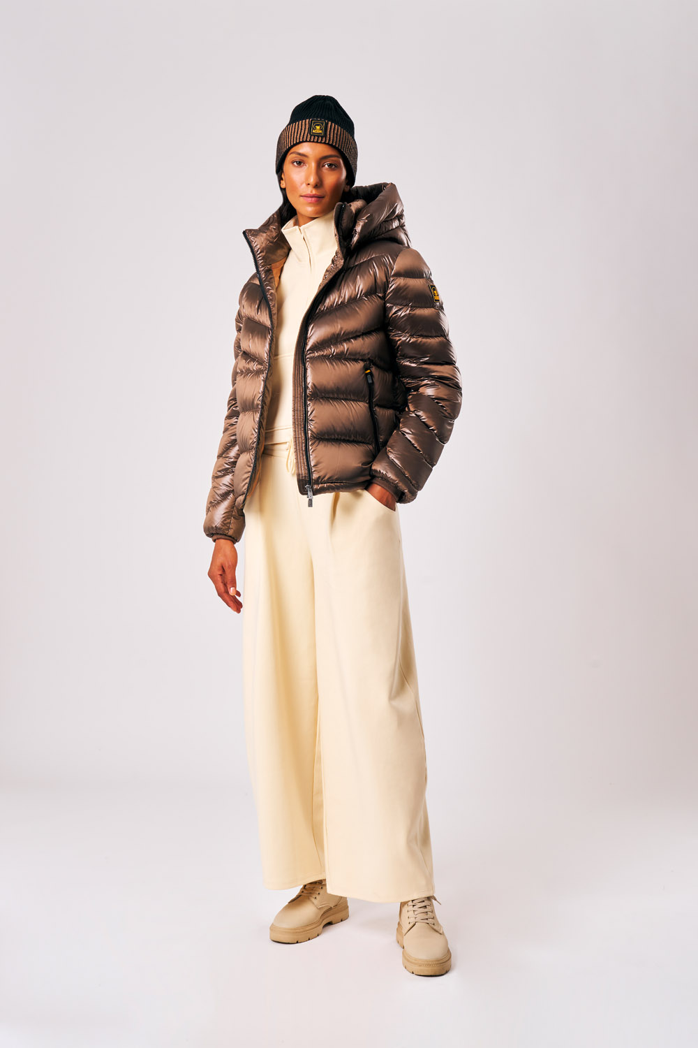 ciesse-outdoor-heidi-daunenjacke-braun-damen-kapuze image 2