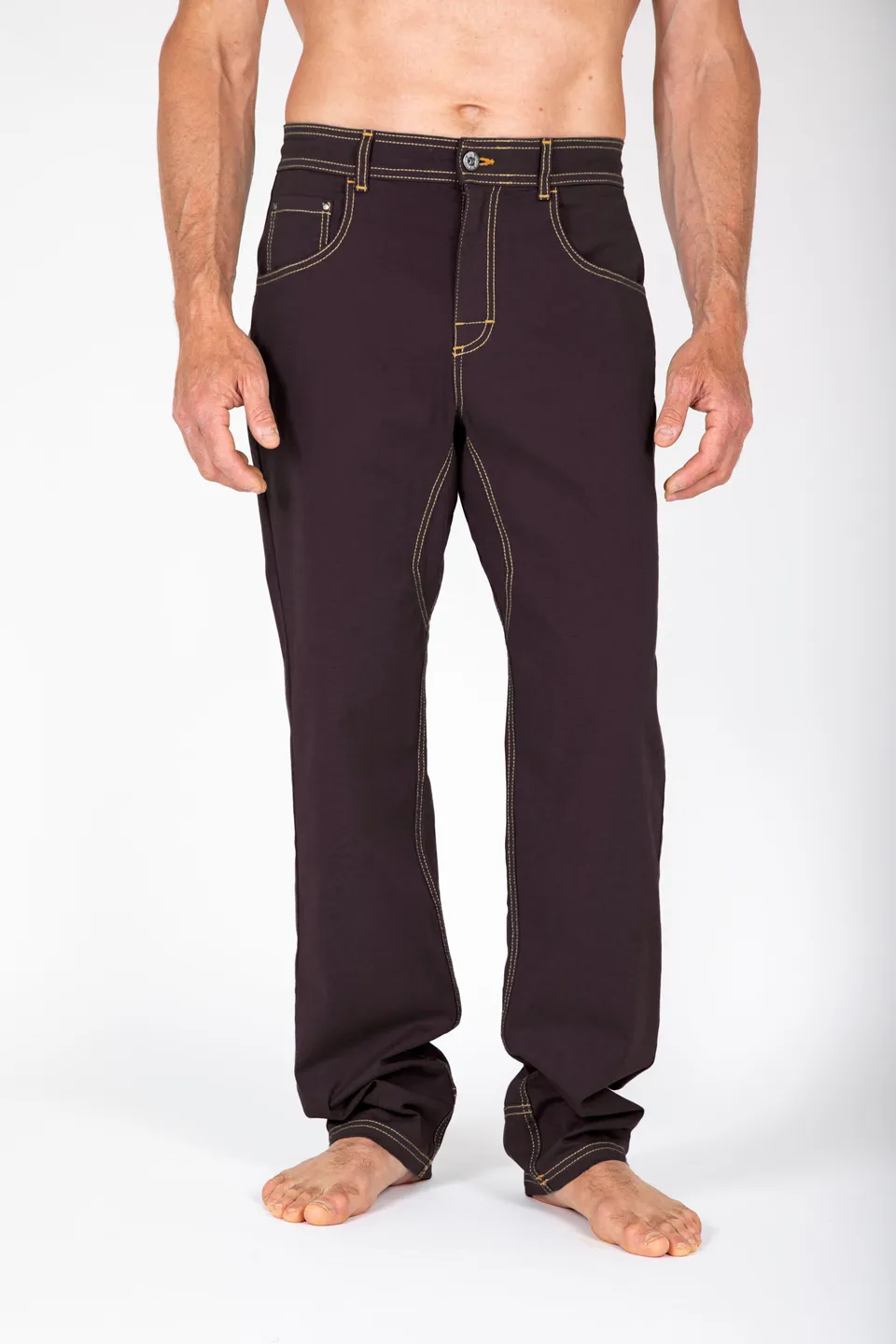 e9-boris-5-pocket-hose-ash-880-bio-baumwolle image 1
