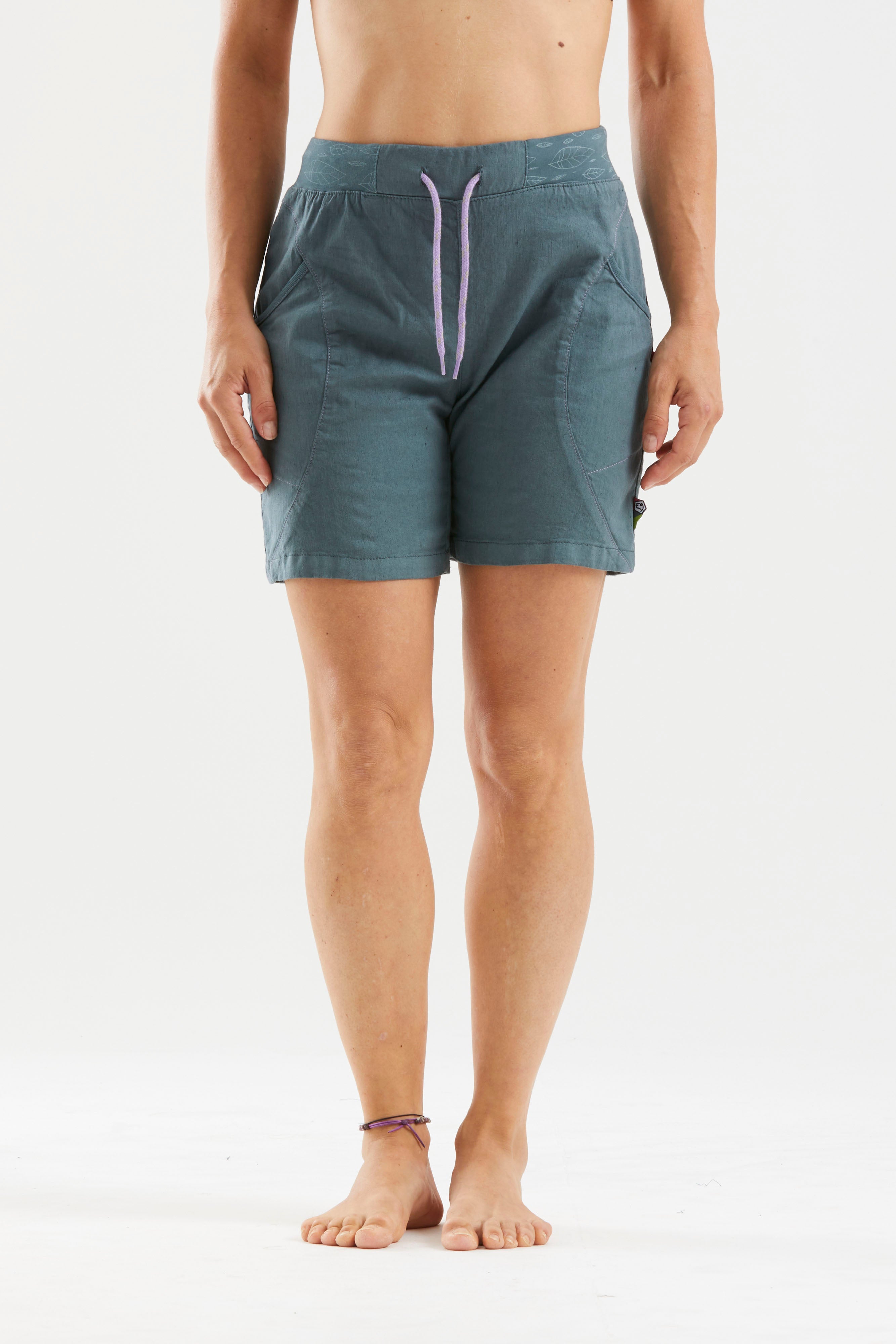 e9-wendy-2-2-shorts-leinen-deep-blue-slim-fit image 1