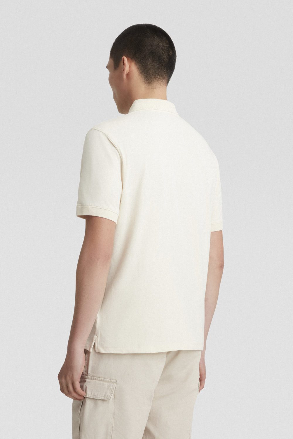 ciesse-t-shirt-e-polo-polo-beige-stretch-baumwolle-regular image 4