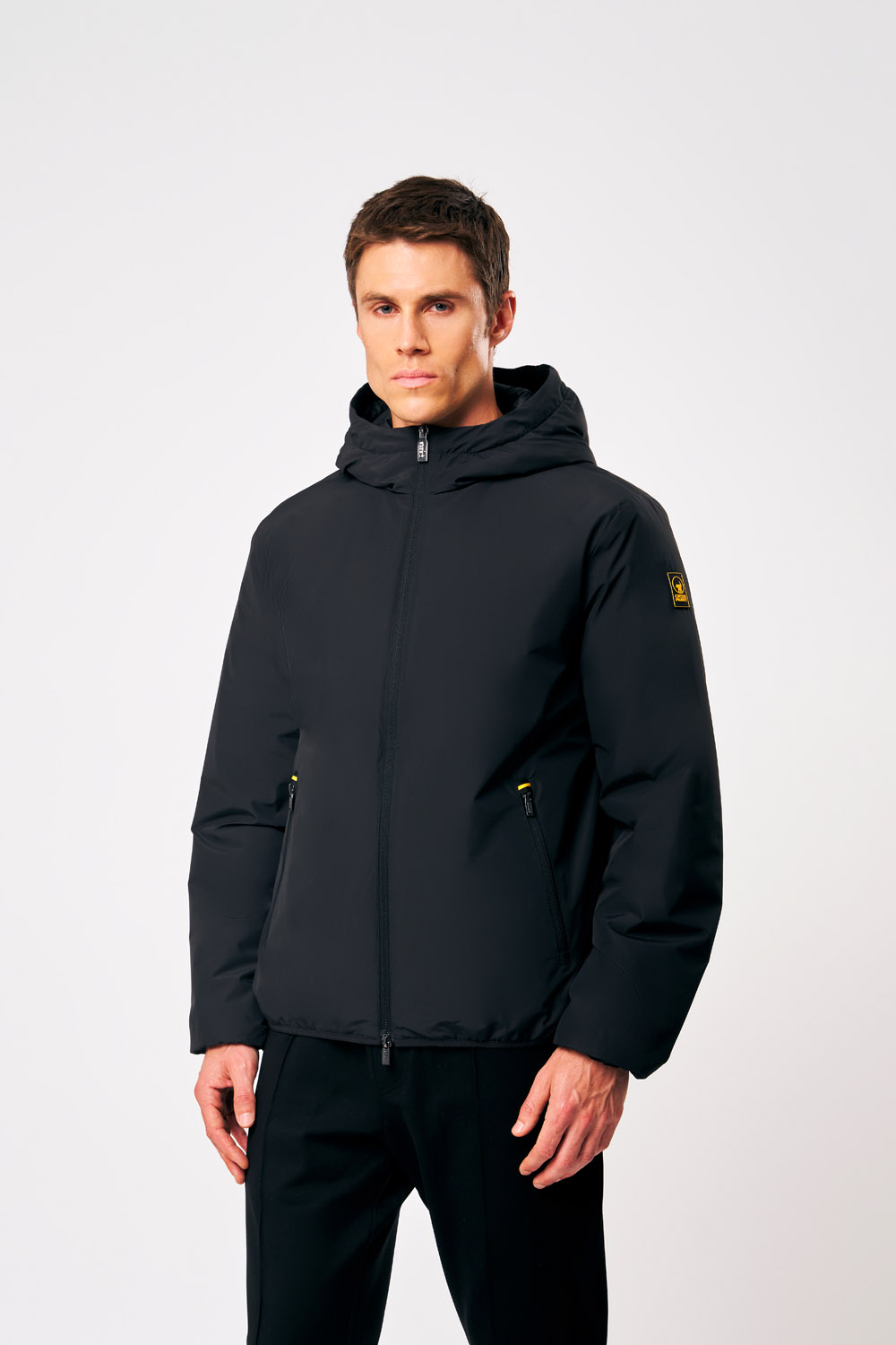 ciesse-outdoor-peter-herren-winterjacke-schwarz-mit-kapuze image 1