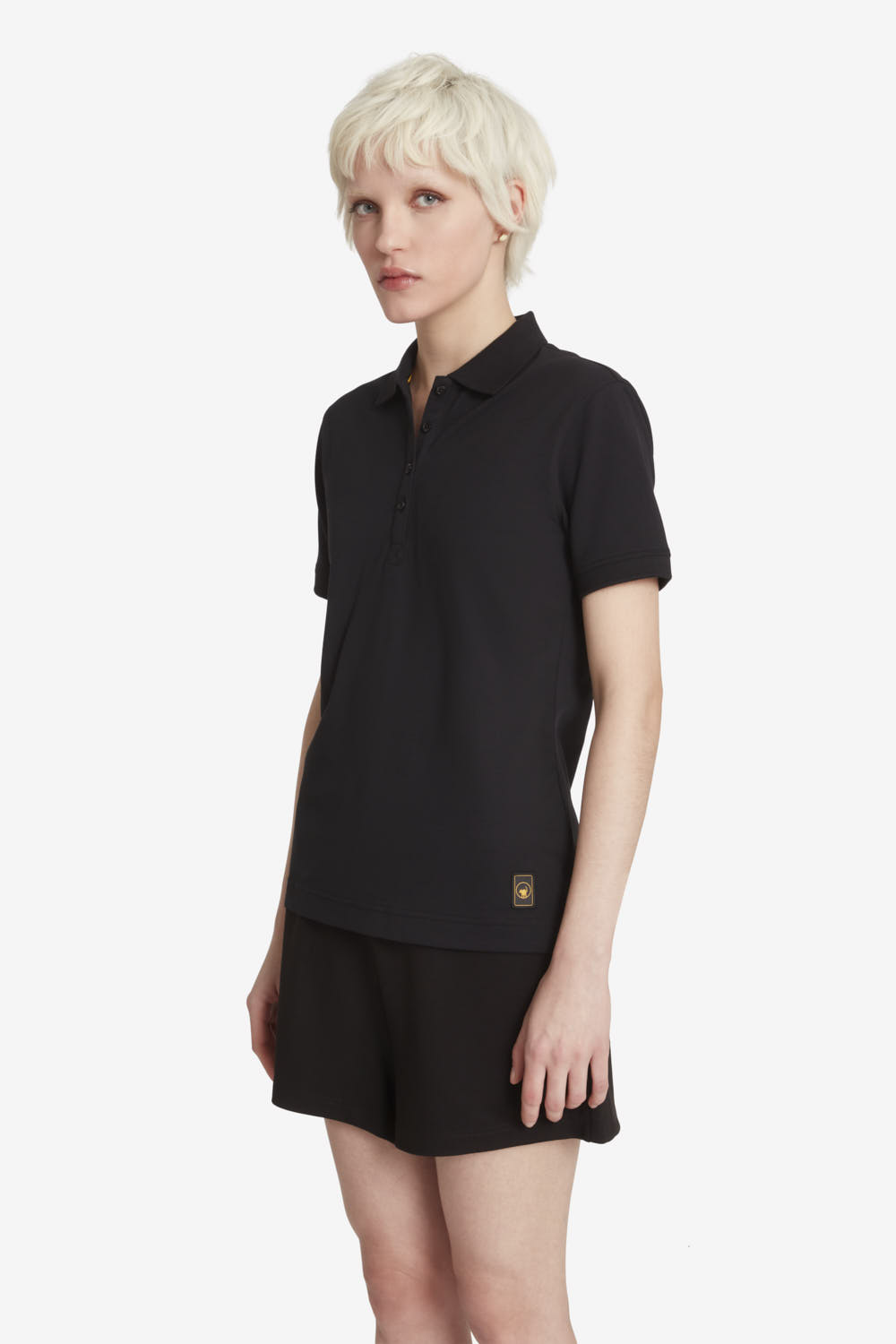 ciesse-outdoor-aria-3-0-polohemd-damen-schwarz-baumwolle image 2